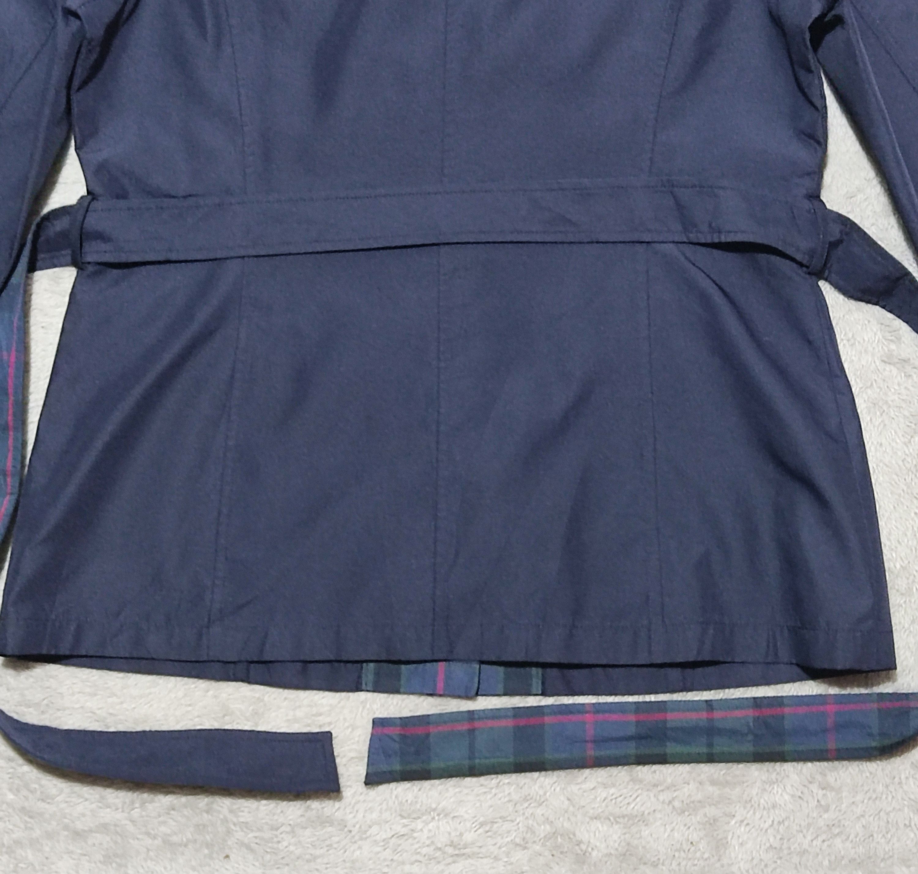 Hanae Mori PRIMATTIVO Hanae Mori Sports Technical Belted Jacket Tartan Size M / US 6-8 / IT 42-44 - 12 Thumbnail