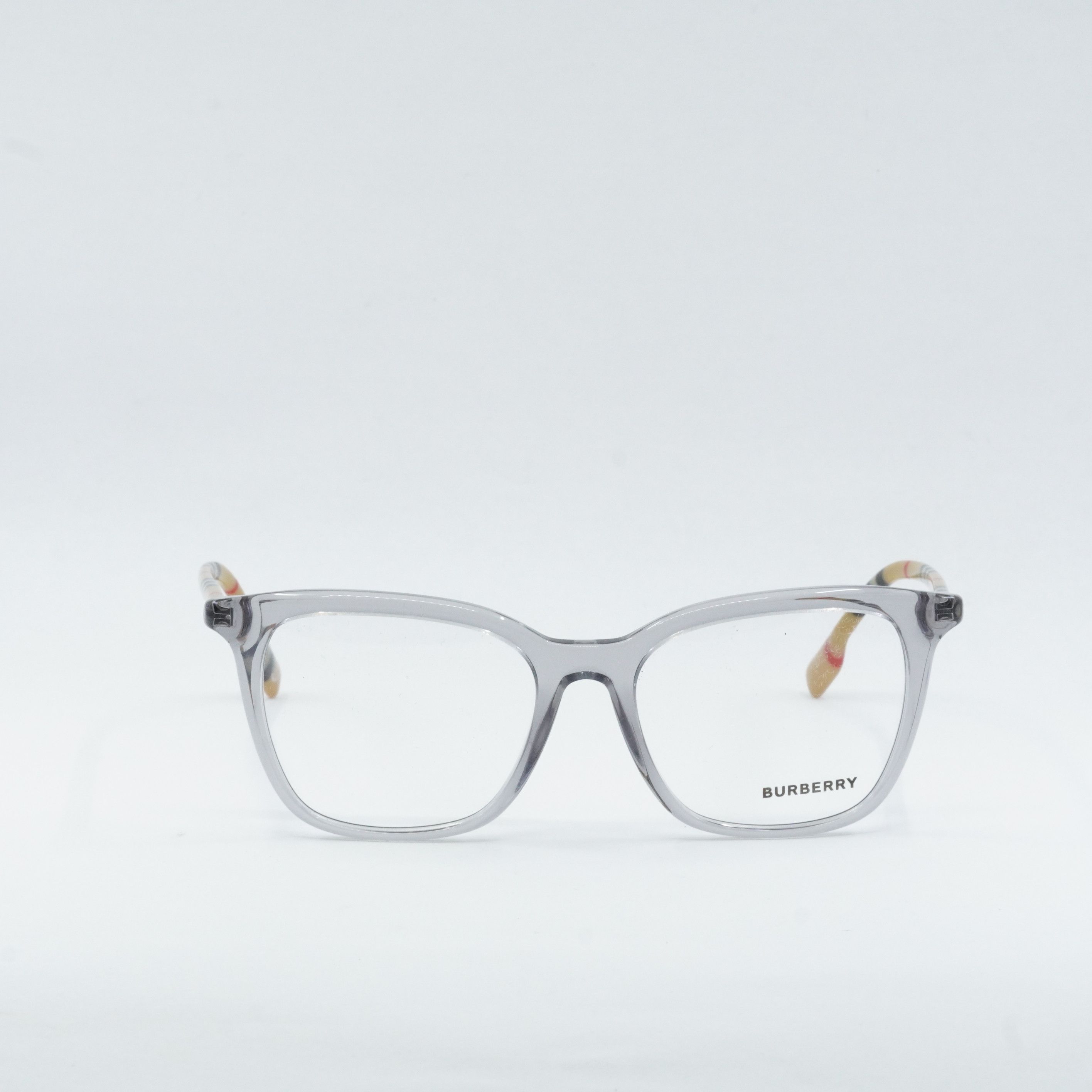 Burberry Burberry BE2390 3892 Eyeglasses Square 50mm Grey Frame Size ONE SIZE - 4 Thumbnail