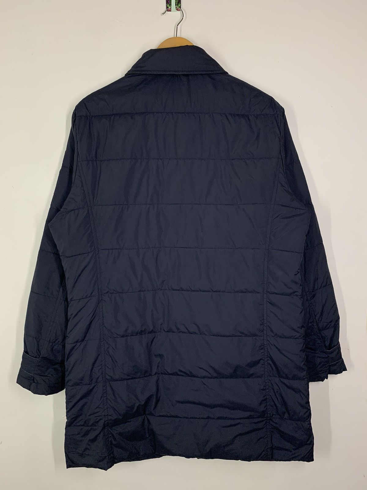 Vintage Crocodile Long Quilted Jacket