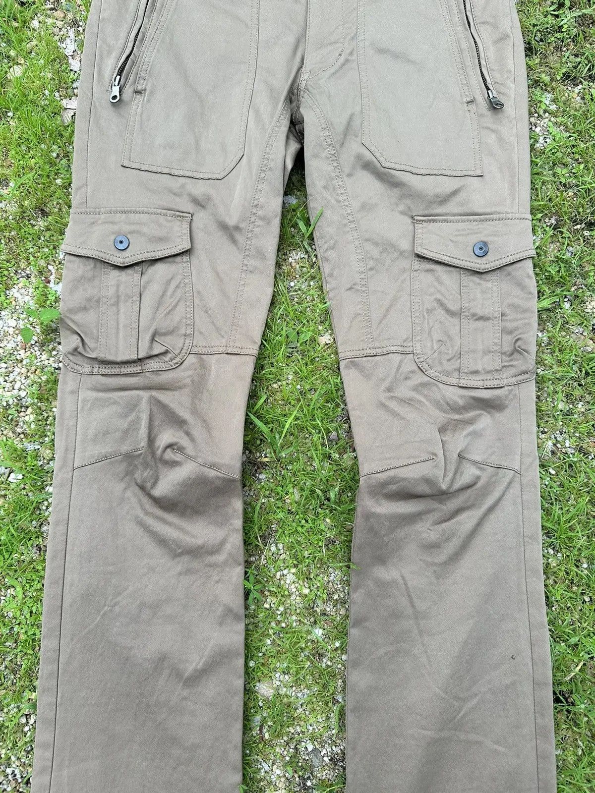 Schlussel SICKS!!🔥🔥FLARE/BOOTCUT SCHLUSSEL MULTIPOCKET BONDAGE PANTS Size US 34 / EU 50 - 2 Thumbnail