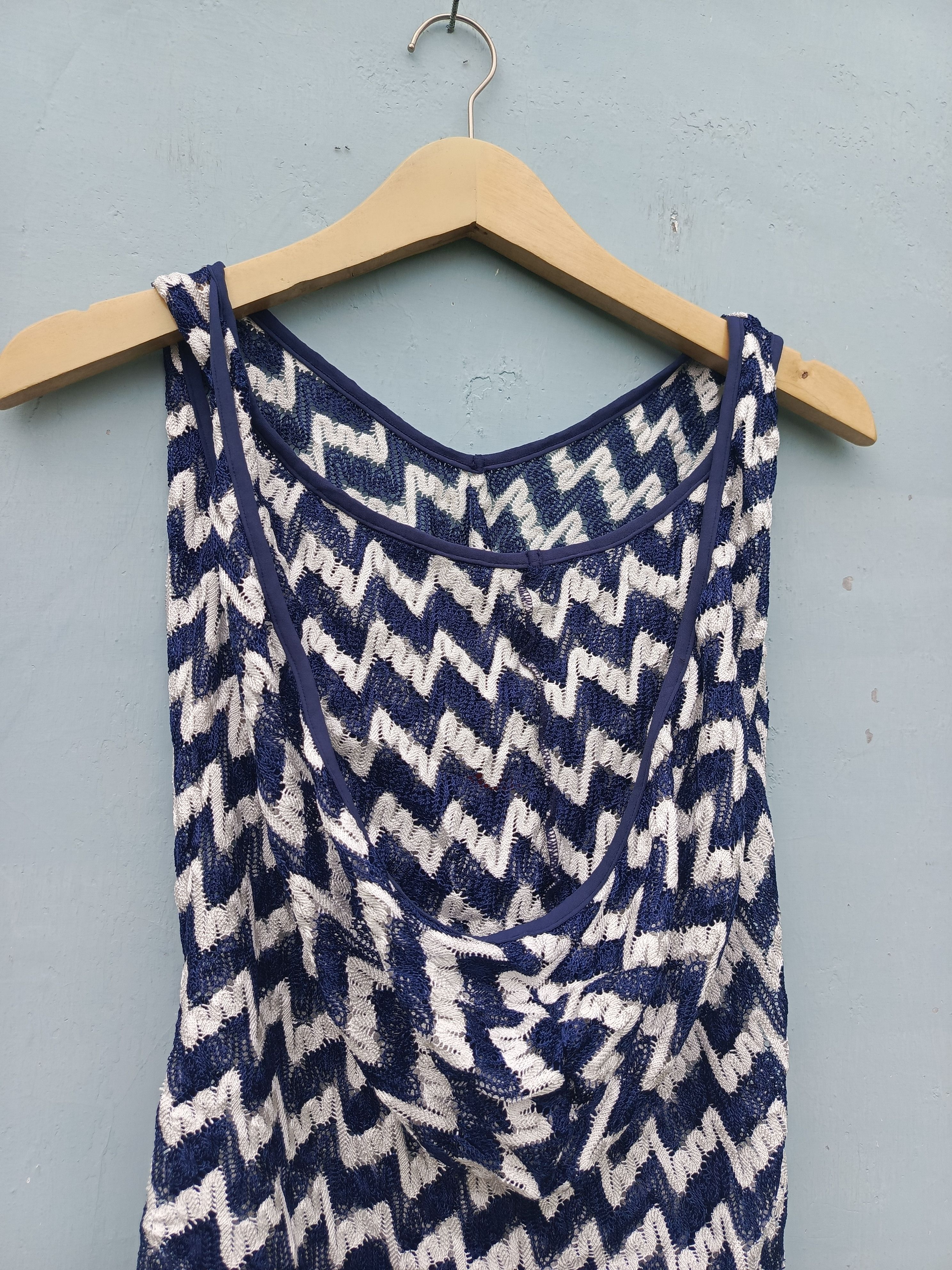 Homespun Knitwear Elle pattern sleeveless tank tops hoodie Size S / US 4 / IT 40 - 6 Thumbnail