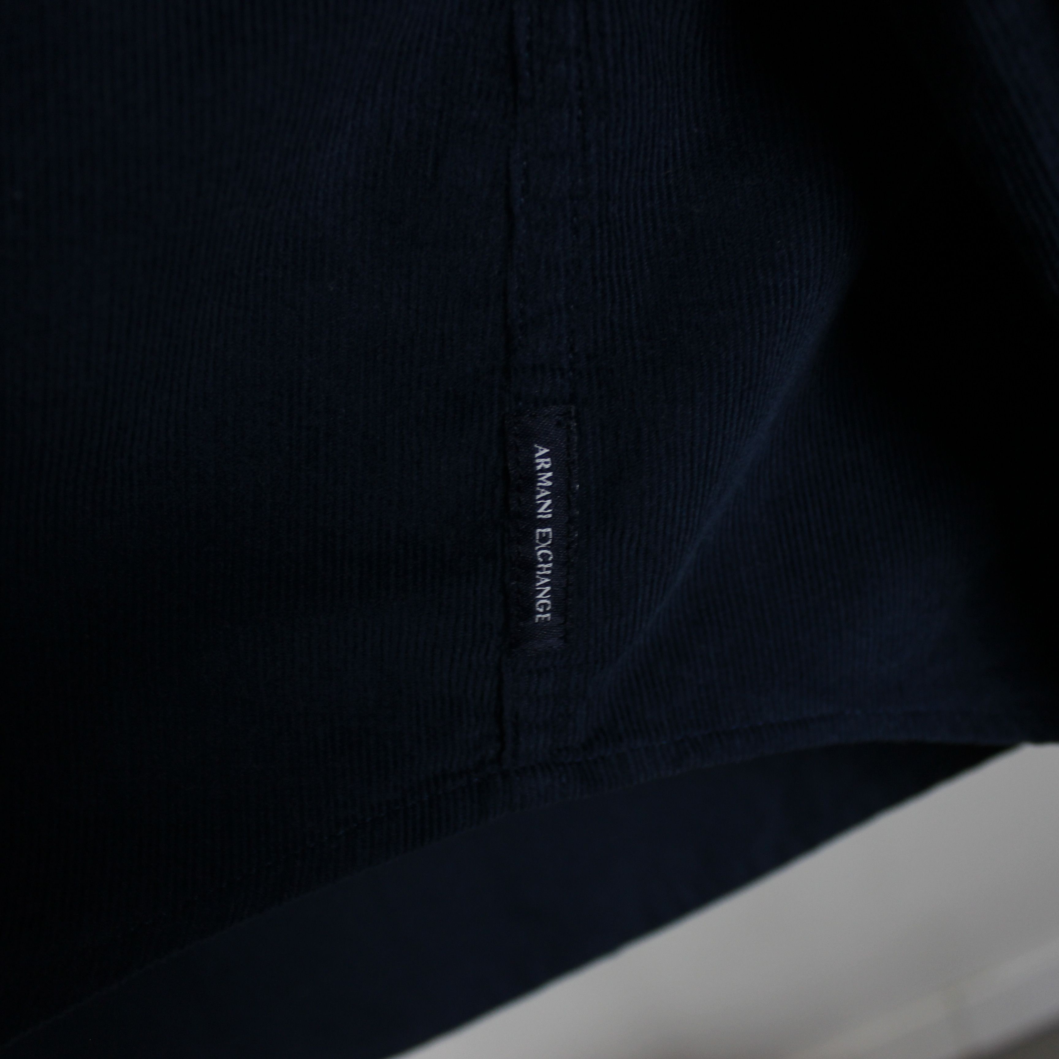 Armani Exchange EA Armani Exchange shirt velvet cotton L XL navy blue Size US XL / EU 56 / 4 - 7 Thumbnail