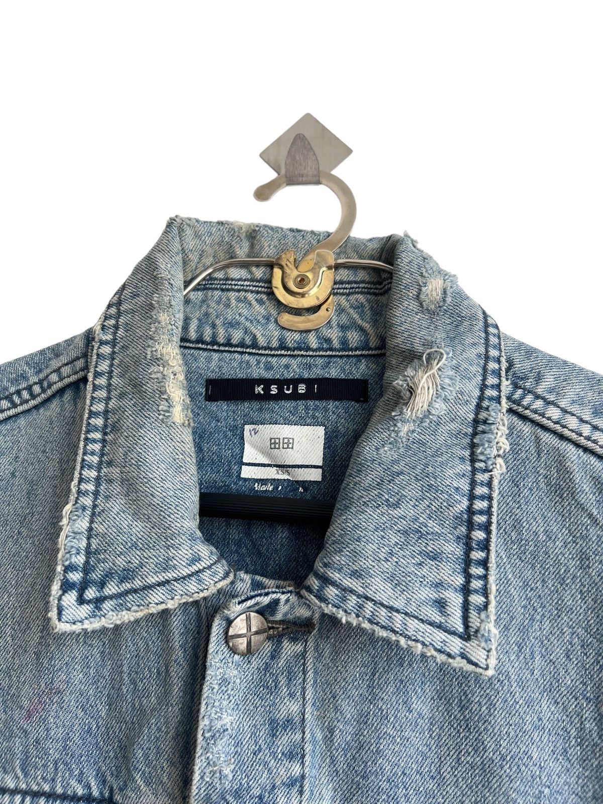 Vtg Ksubi 🇦🇺 Rockstar Denim Sleeveless Type-3 Trucker Jacket Denim Jackets