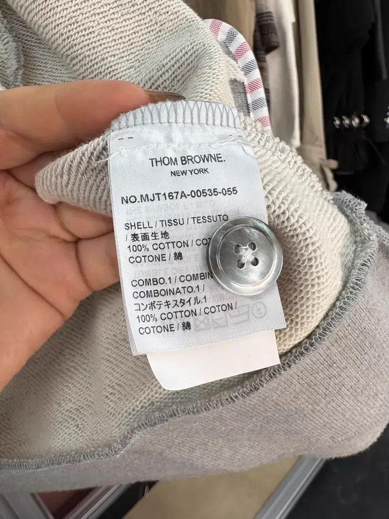Thom Browne Thom Browne Gray Knit Cardigan Size US L / EU 52-54 / 3 - 4 Thumbnail
