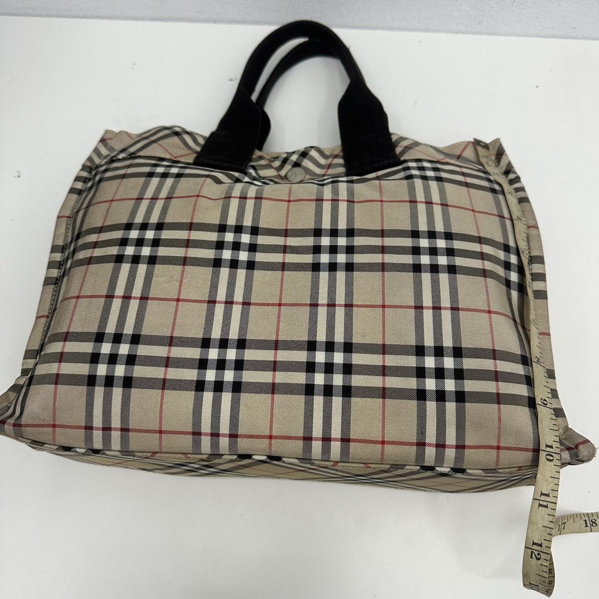Burberry ‼️YES‼️AUTHENTIC BURBERRY BLUE LABEL NOVA CHECK CARRY TOTE BAG Size ONE SIZE - 17 Thumbnail