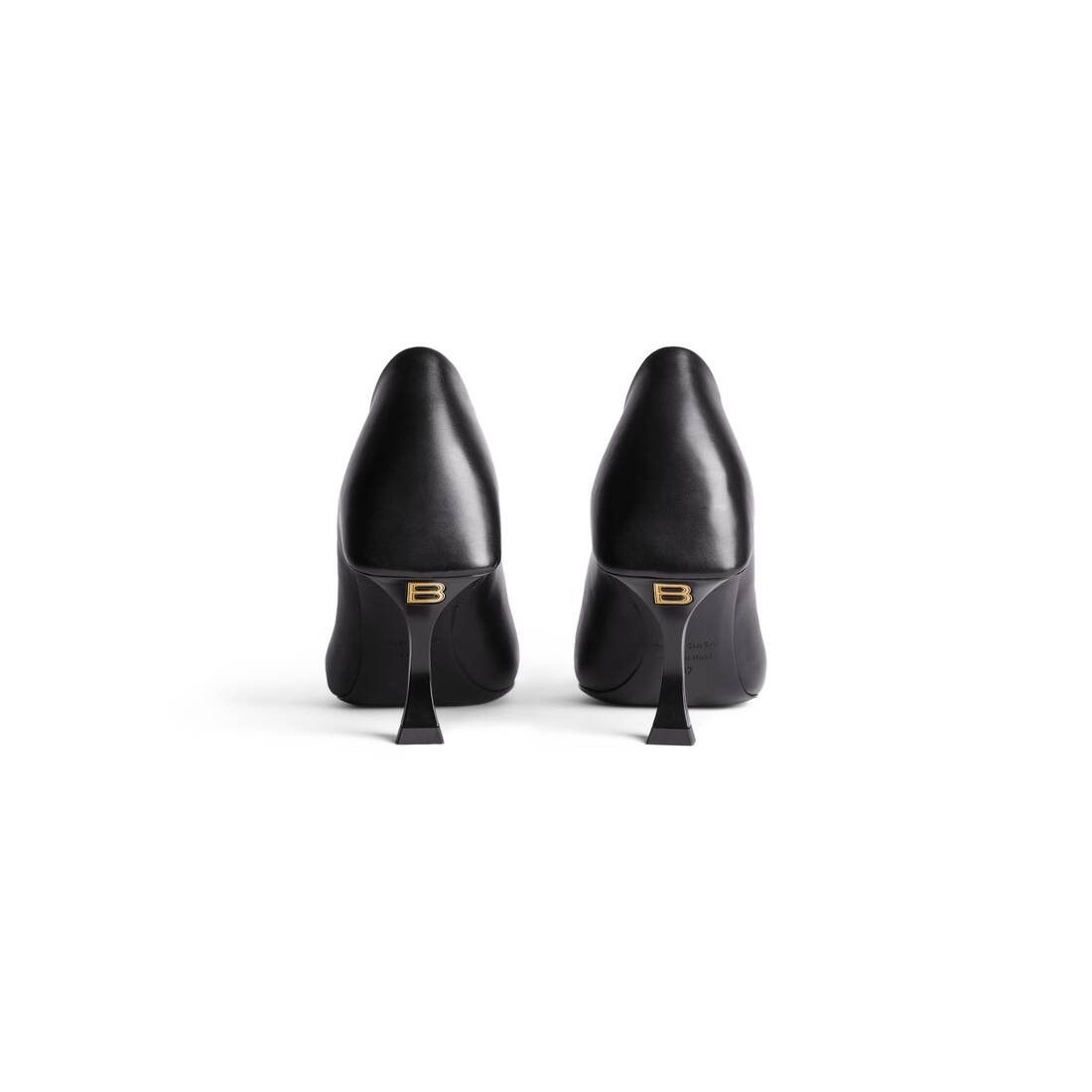 Balenciaga o1bcso1str0625 Hourglass 100mm Pumps in Black Size US 8 / IT 38 - 5 Thumbnail