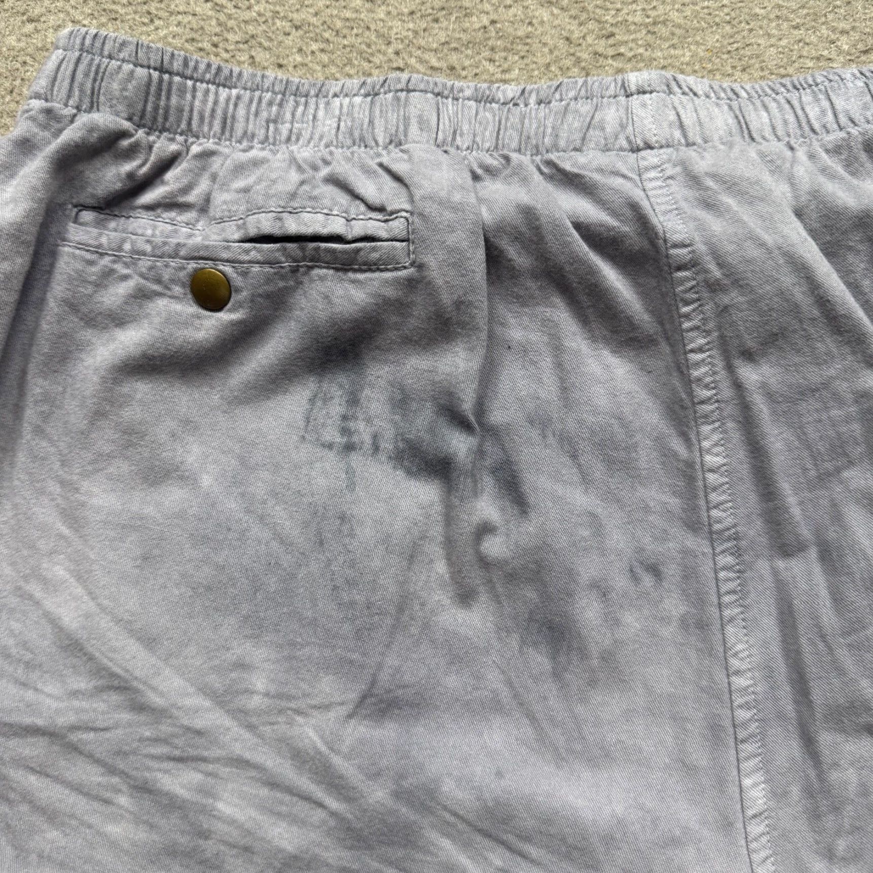 Pendleton Vintage Pendleton Lobo Shorts Women's L Blue Narrow Drawstring Bermuda 80s Comfortable Slashed Pockets Cotton 100% Size 36" / US 14 / IT 50 - 7 Thumbnail