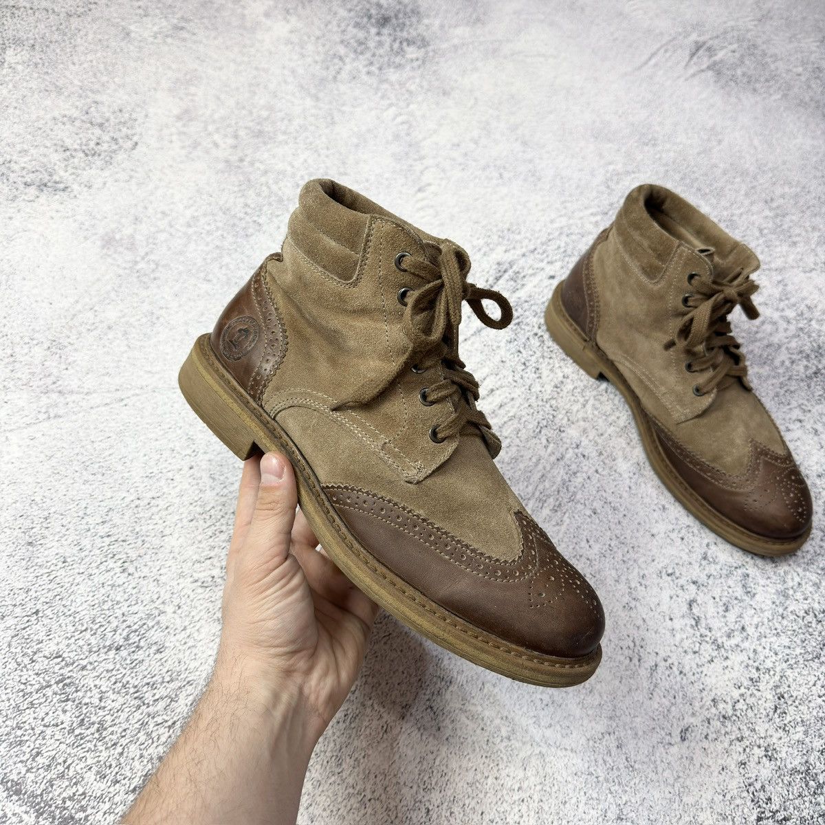 Designer × Panama Jack Panama Jack Brogue Boots US9 UK8 EU42 27cm Size US 9 / EU 42 - 3 Thumbnail