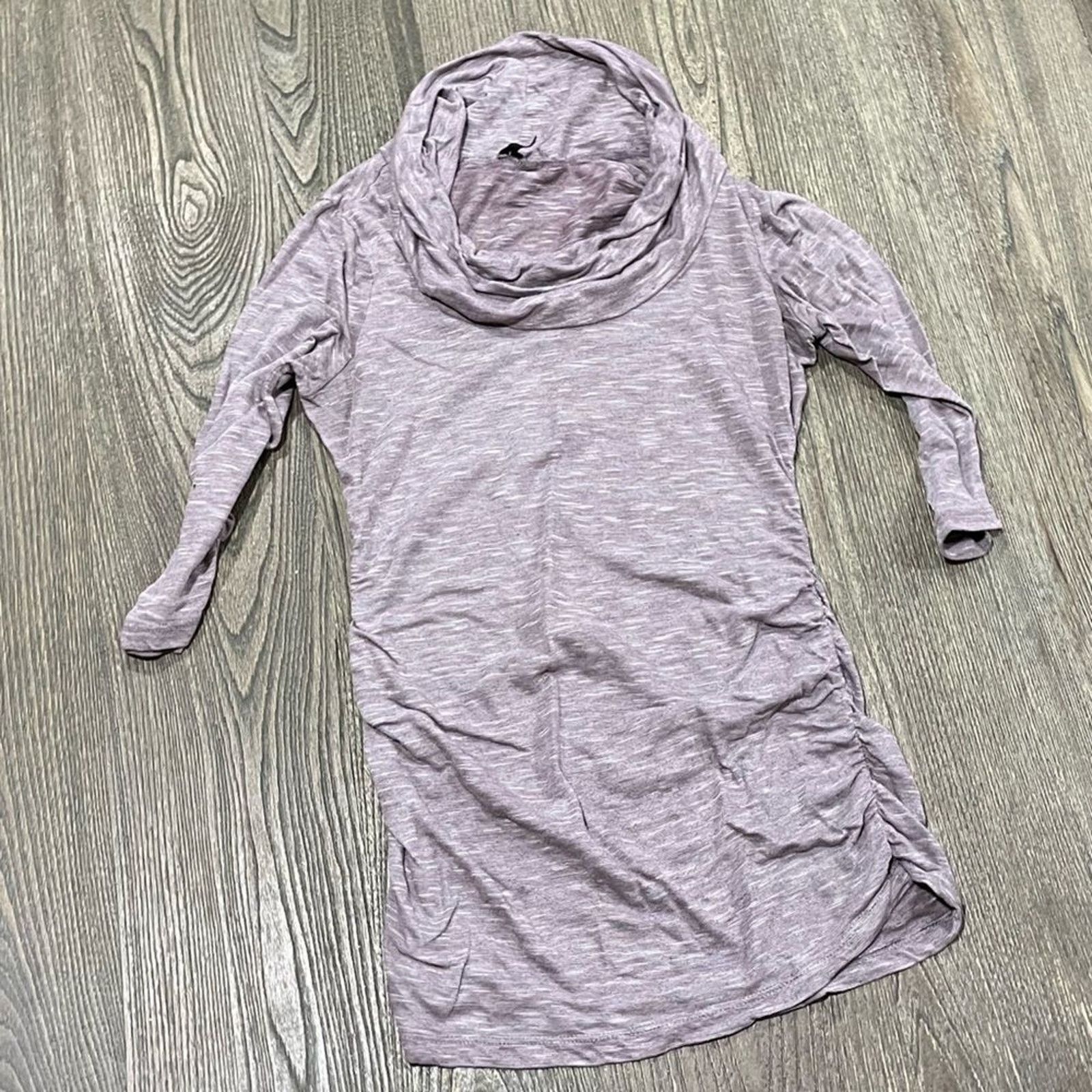 Vintage Maurices Sweater Long Sleeves Cowl Neck Ruched Sides Sz S Size S / US 4 / IT 40 - 1 Thumbnail