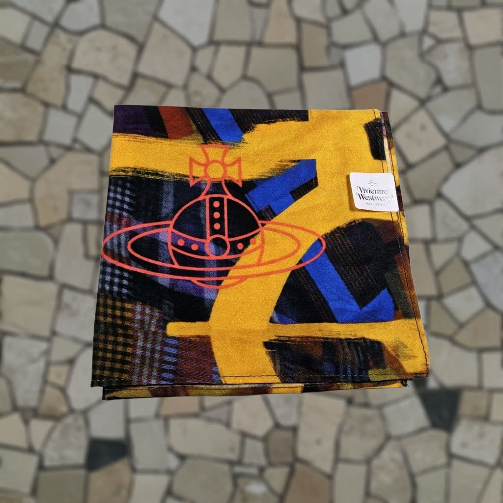 Vivienne Westwood Vivienne Westwood Scarf Bandana Handkerchief Cotton Multicolor Women Size ONE SIZE - 1 Thumbnail