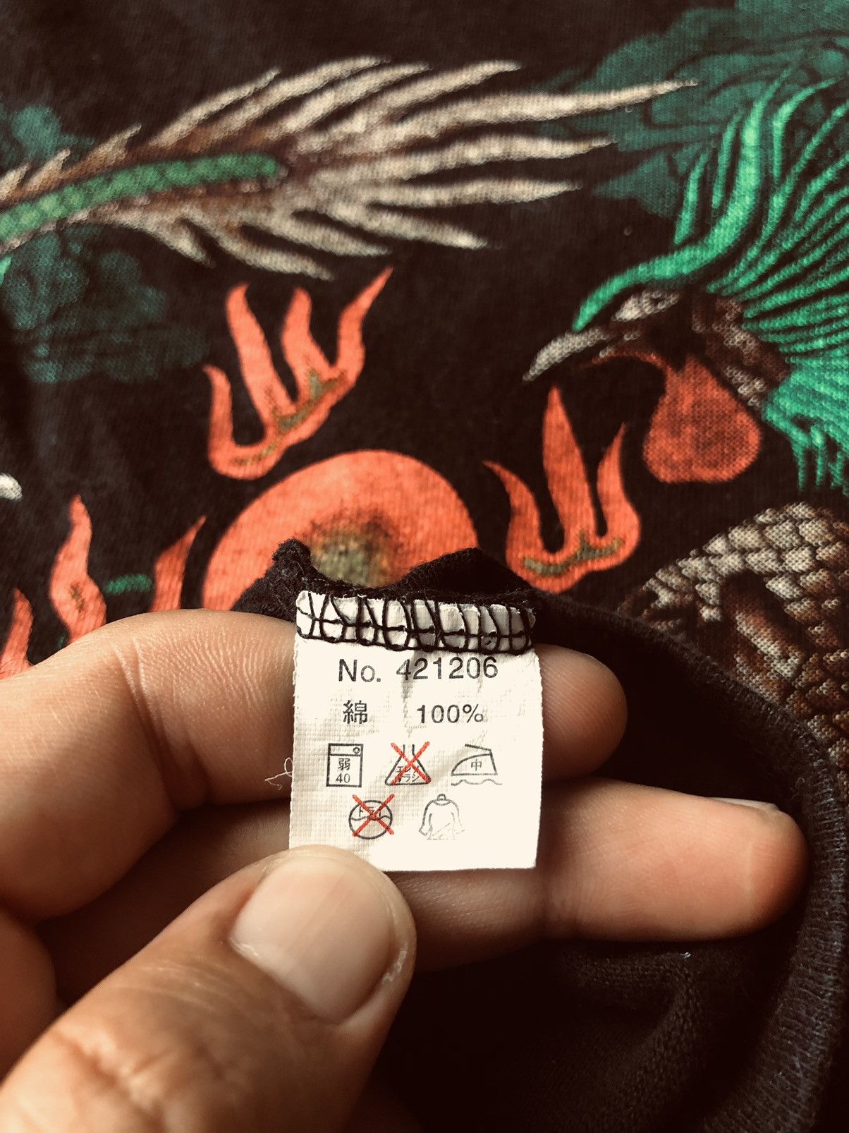 Vintage Vintage Japanese Dragon Fighter Shirt Tee Size US M / EU 48-50 / 2 - 10 Thumbnail