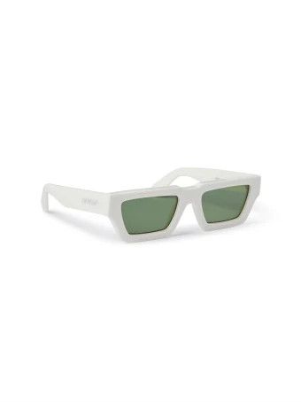 Off-White NEW OFF-WHITE Manchester White Green OERI129S24PLA0010155 Size ONE SIZE - 1 Thumbnail