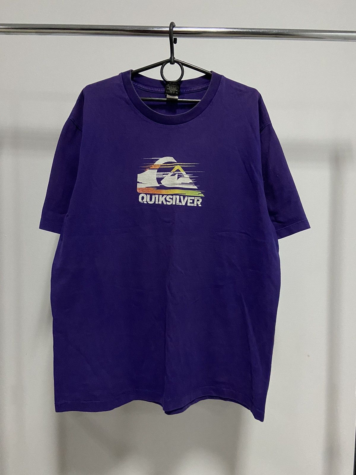 Quiksilver × Vintage Quiksilver big logo t shirt vintage skate Size US XL / EU 56 / 4 - 2 Thumbnail