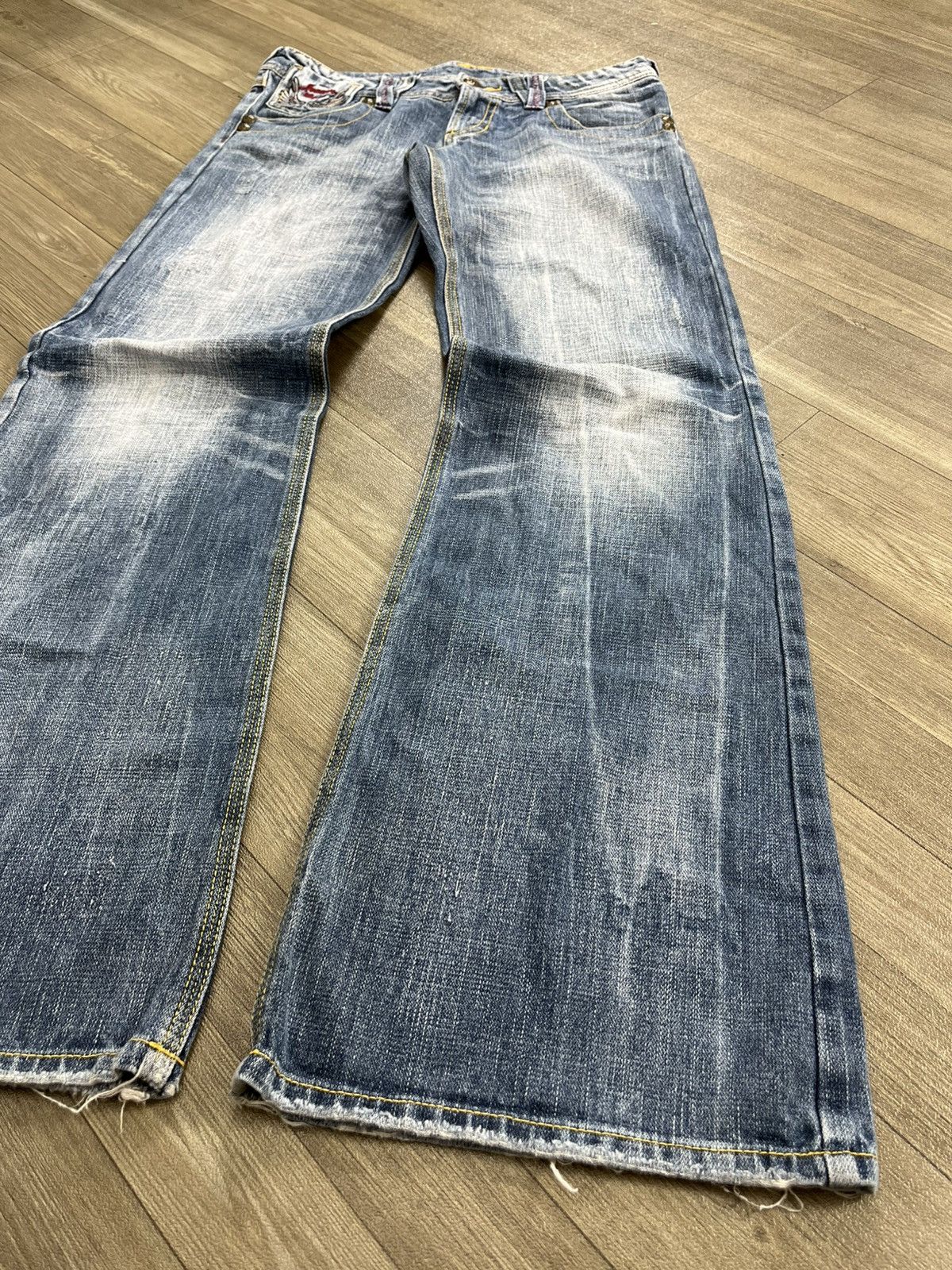 If Six Was Nine Flare Jeans High Street Japan Boot Cut Heaven Winger Jeans Size US 28 / EU 44 - 3 Thumbnail