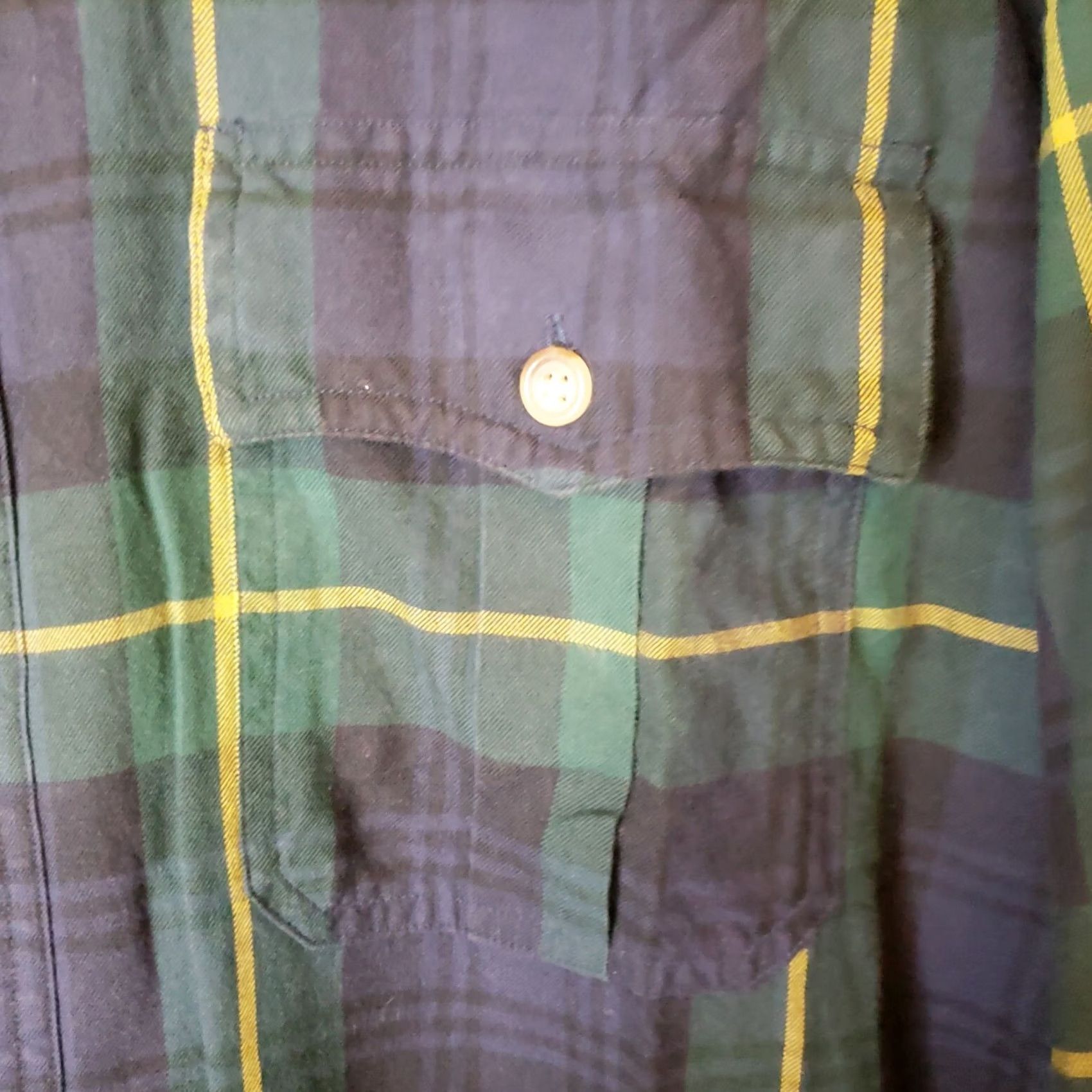 Polo Ralph Lauren Polo Ralph Lauren Shirt 2XL Button-Up Long Sleeve Plaid Blue Green Cotton Flannel Casual Mens Vintage? Size US XXL / EU 58 / 5 - 4 Thumbnail