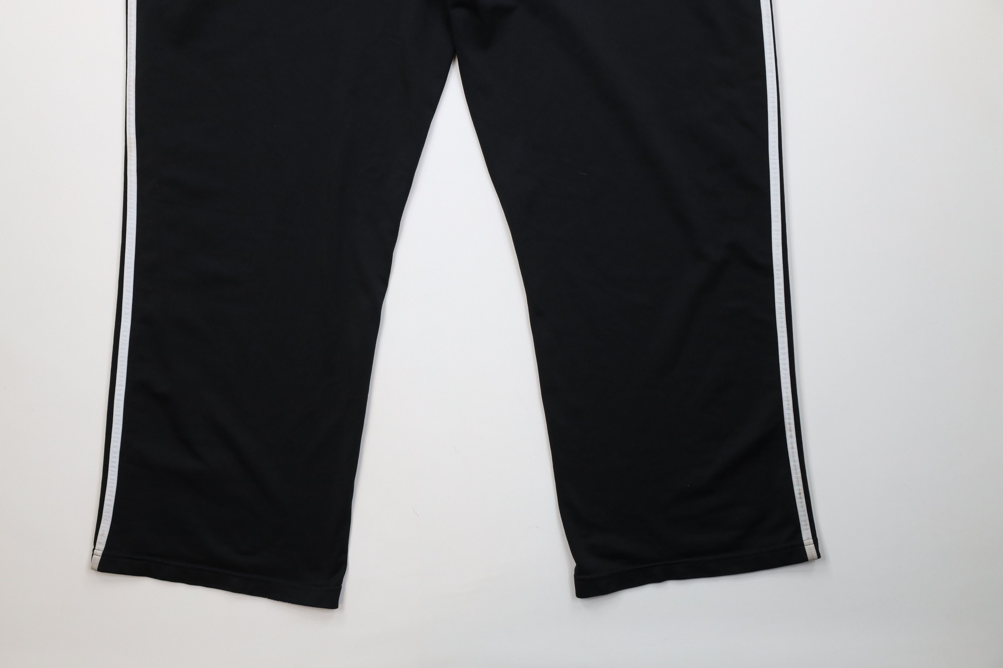 Adidas Vintage Y2K Adidas Striped Wide Leg Sweatpants Pants Black Size US 40 / EU 56 - 13 Thumbnail