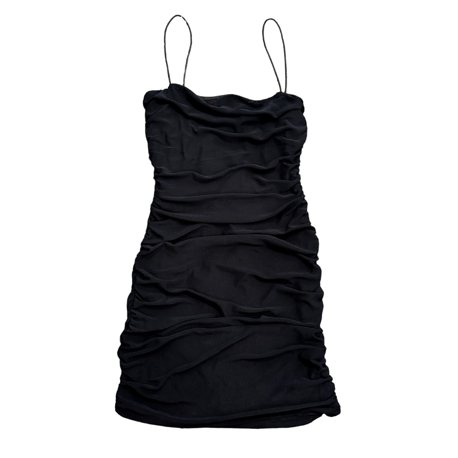 Princess Polly Holloway Wishes Mini Dress in Black, Size 6