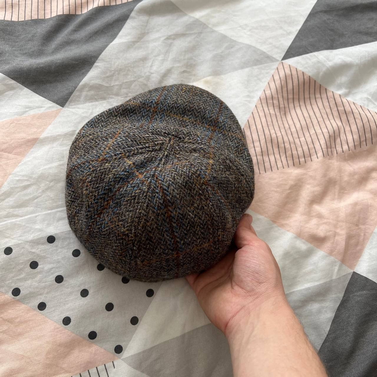 Harris Tweed Sterkowski Harris Tweed Flat Cap Applejack Newsboy Irish Size ONE SIZE - 4 Thumbnail