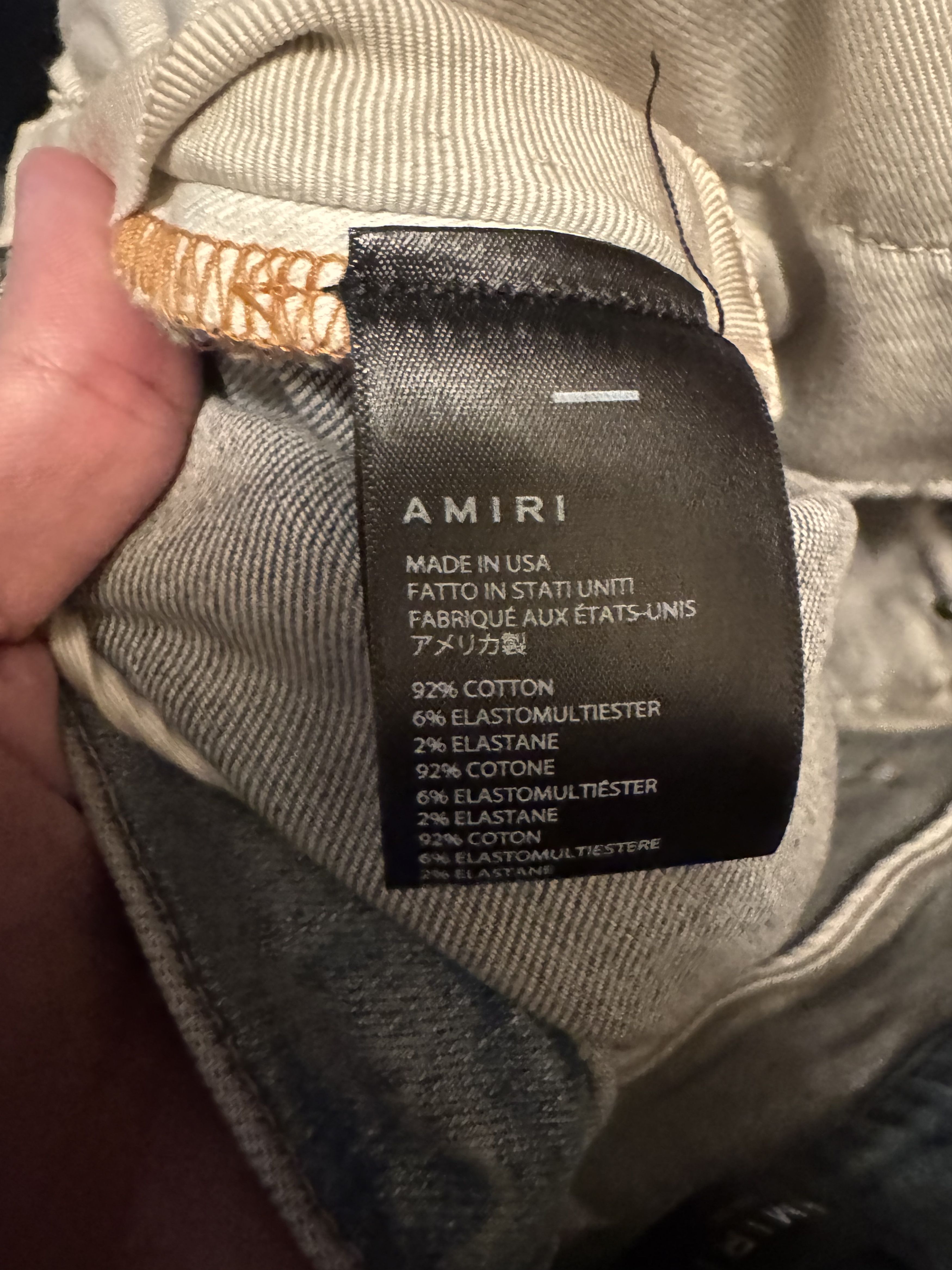 Amiri Amiri Stack Jeans Size US 34 / EU 50 - 7 Thumbnail
