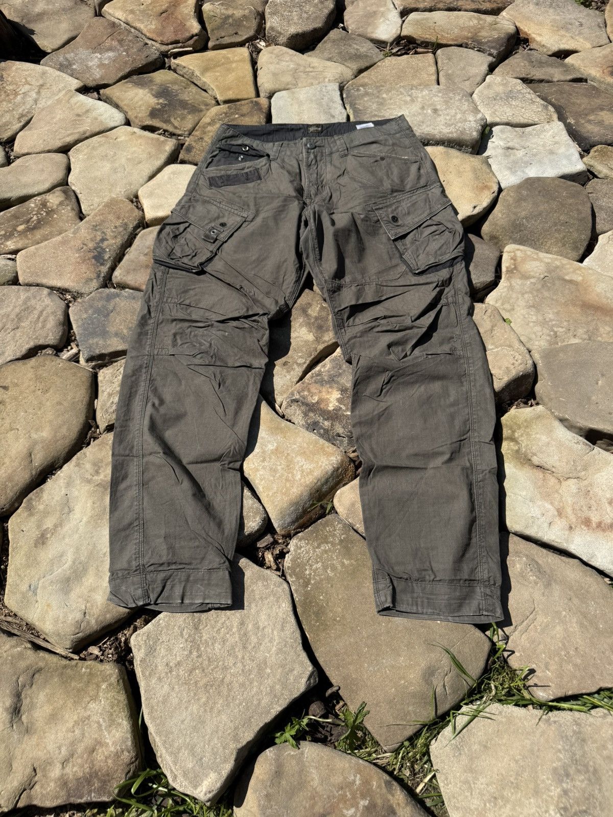 G-Star Vintage G-Star Raw Y2k Cargo Pants Size US 31 - 2 Thumbnail