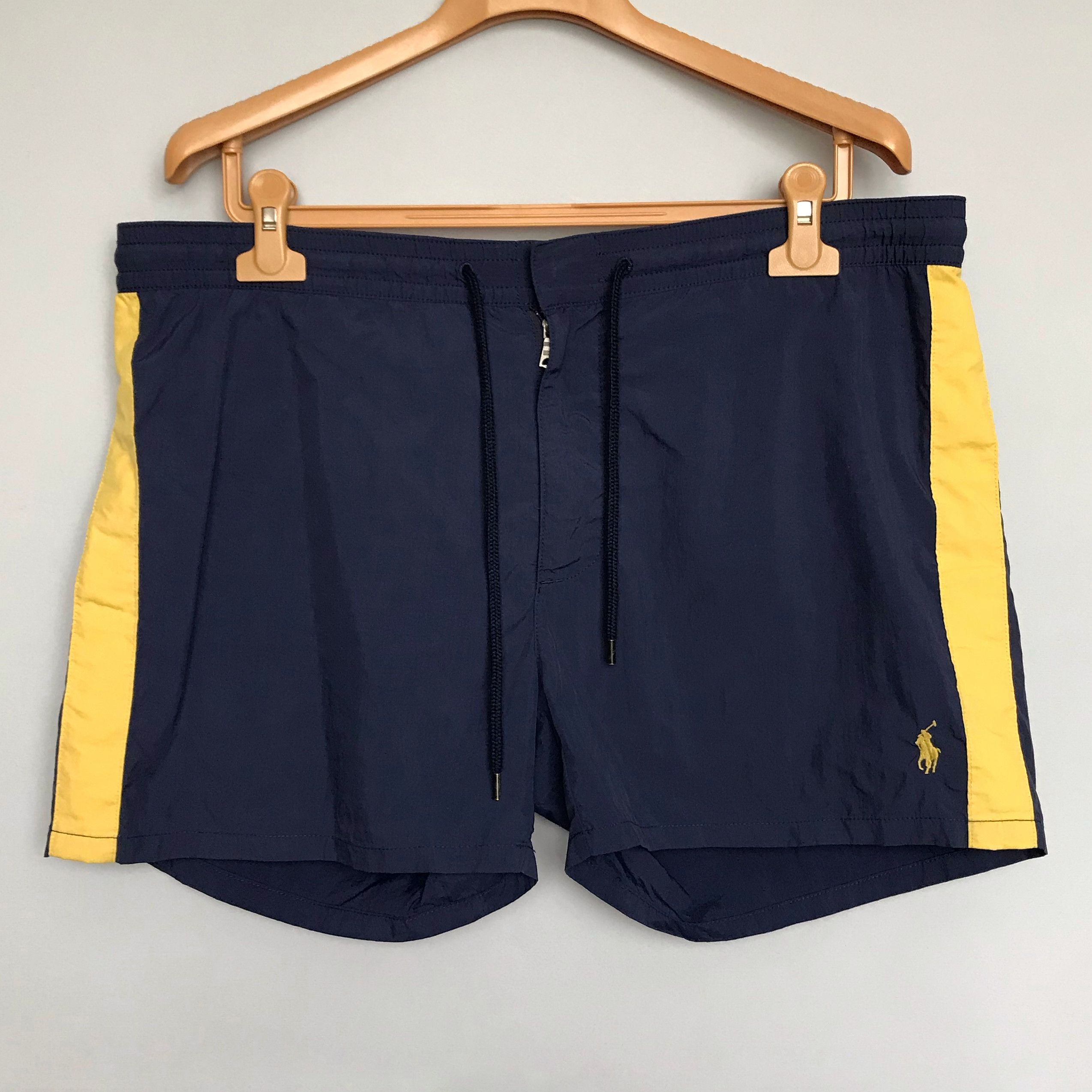 Polo Ralph Lauren VINTAGE Y2K POLO RALPH LAUREN SWIM TRUNK SHORTS Size US 34 / EU 50 - 1 Thumbnail
