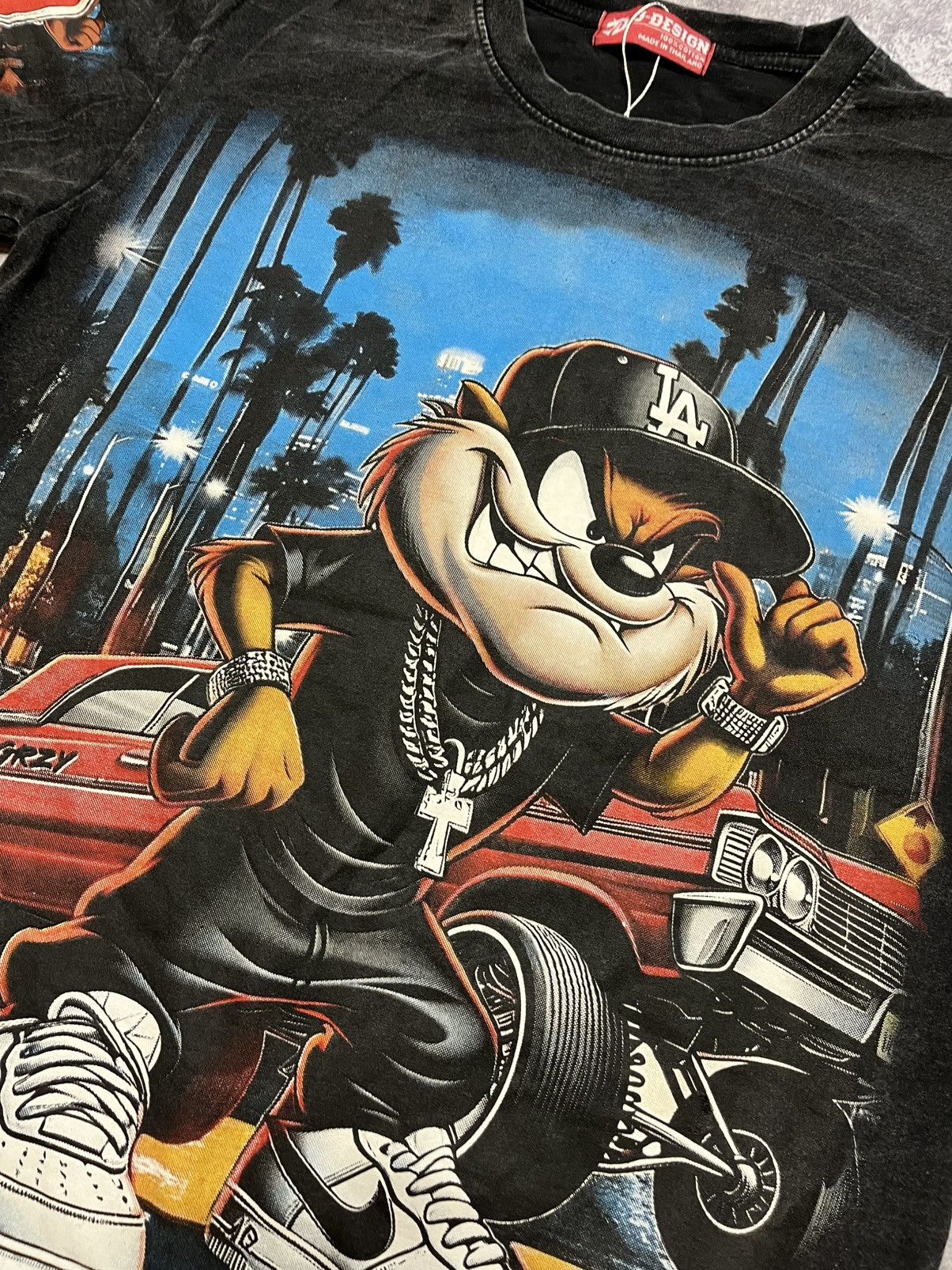 Cartoon Network Vintage Taz all over print tee shirt Disney Size US XL / EU 56 / 4 - 3 Thumbnail