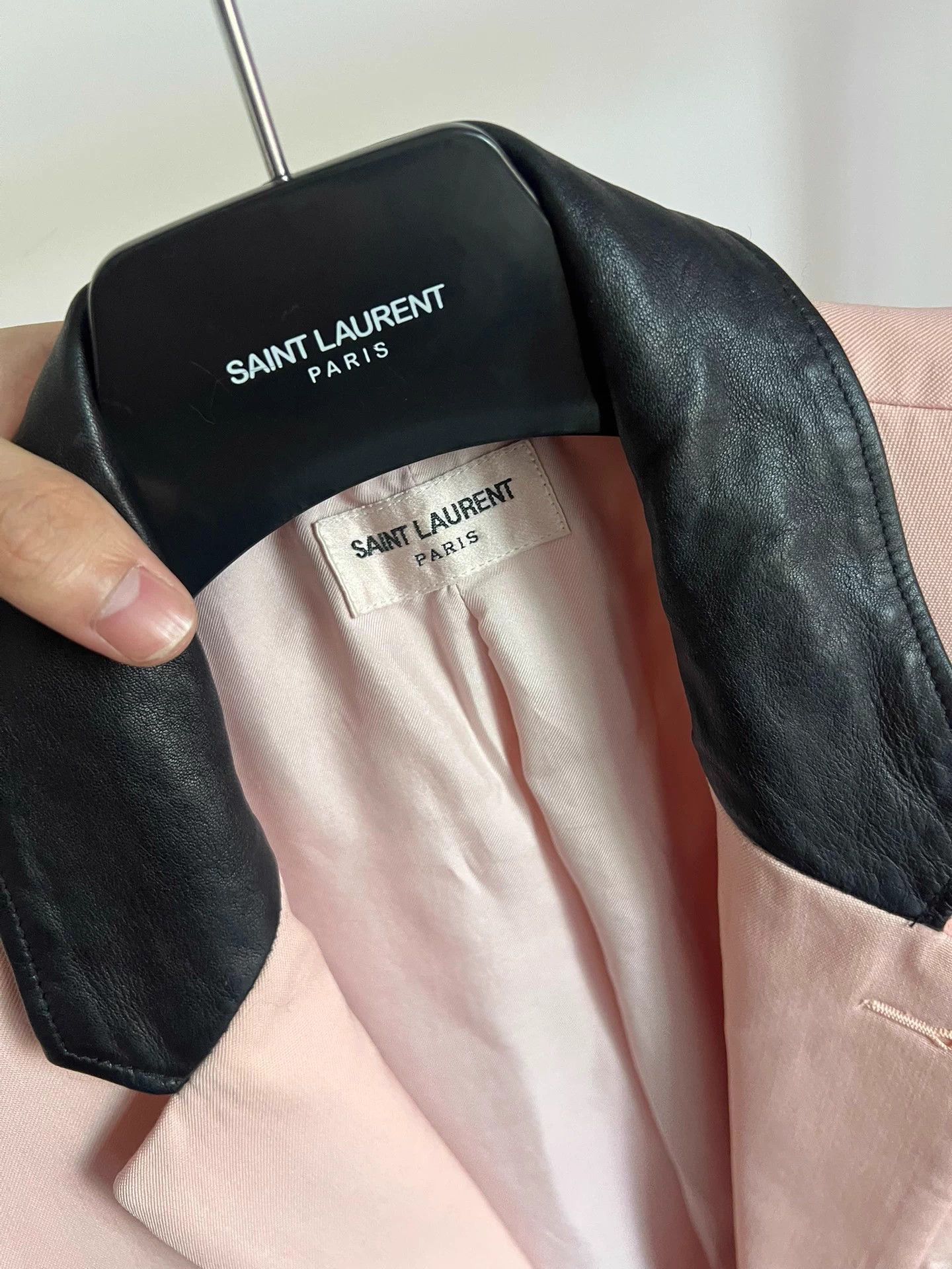Saint Laurent Paris Saint Laurent SLP19SS lambskin patchwork suit Size 42R - 5 Thumbnail