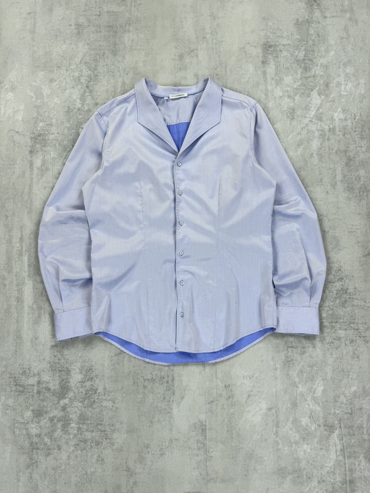 Other NARA CAMICIE Naracanicie White Blue Long Sleeve SLIm FIT Size US XL / EU 56 / 4 - 1 Thumbnail