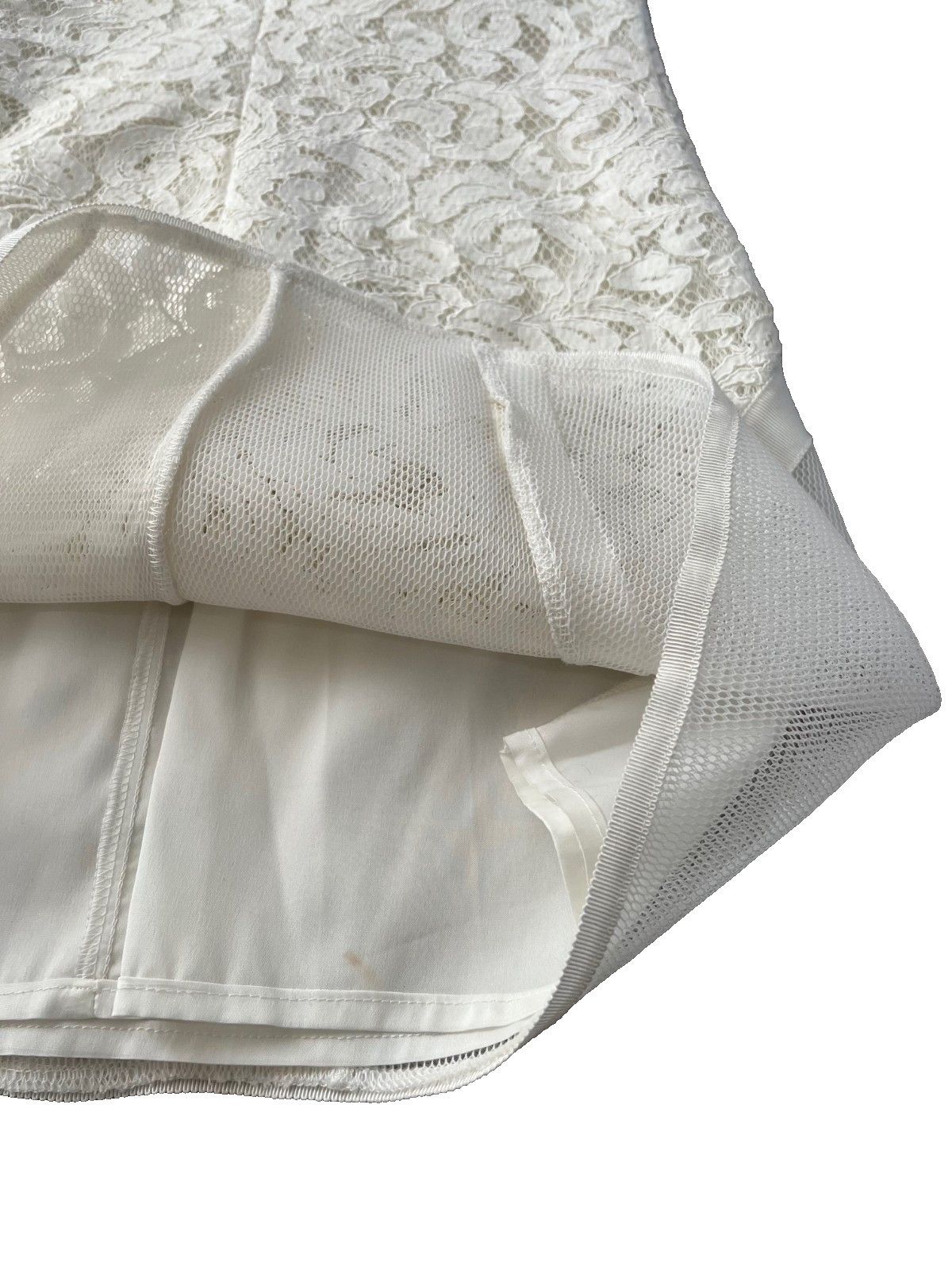 Patrizia Pepe Patrizia Pepe Lace Mini Dress White ( IT 42 / US 6 ) Size S / US 4 / IT 40 - 6 Thumbnail