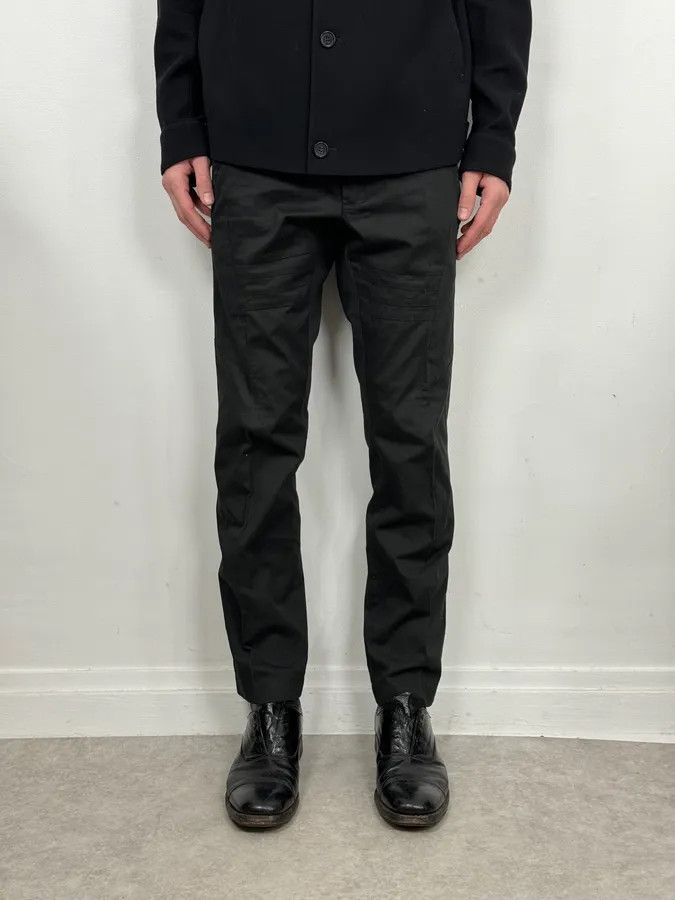 Dolce & Gabbana 2000s Dolce & Gabbana Black Double Waisted Tailored Pants Size US 32 / EU 48 - 2 Thumbnail