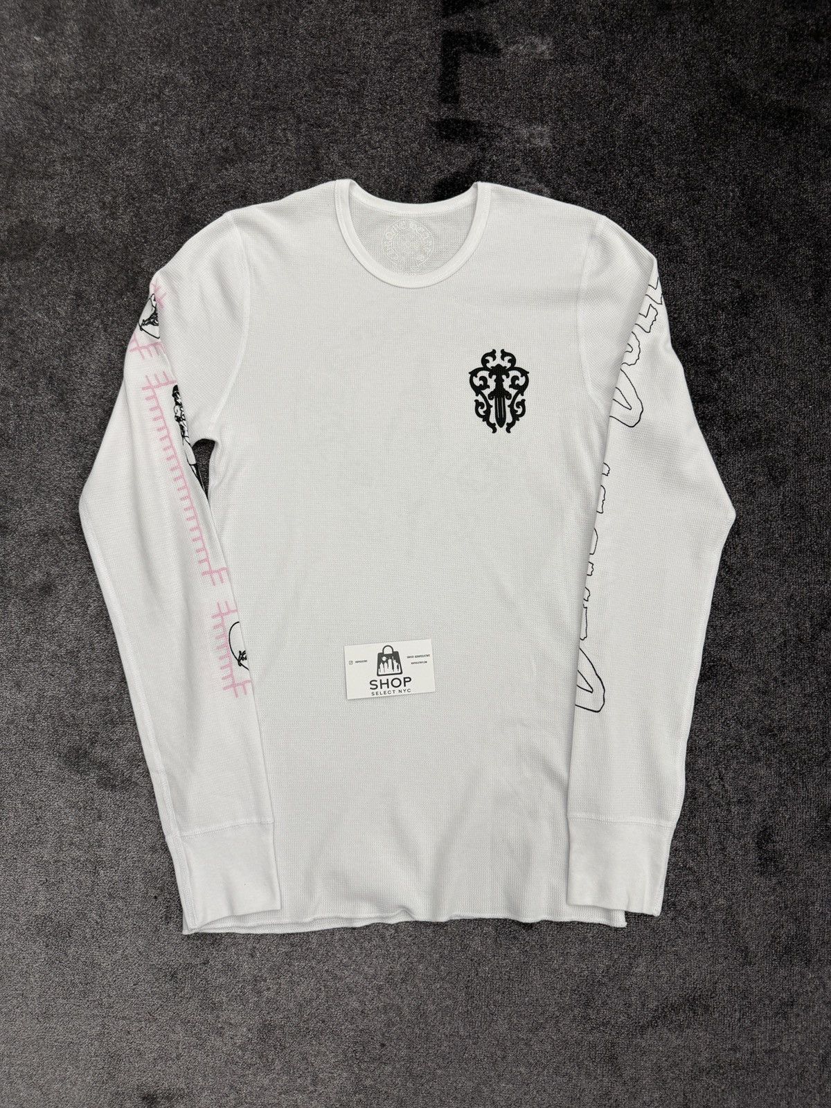 Chrome Hearts NEW CHROME HEARTS DEADLY DOLL THERMAL LONG SLEEVE T-SHIRT Size US M / EU 48-50 / 2 - 1 Thumbnail
