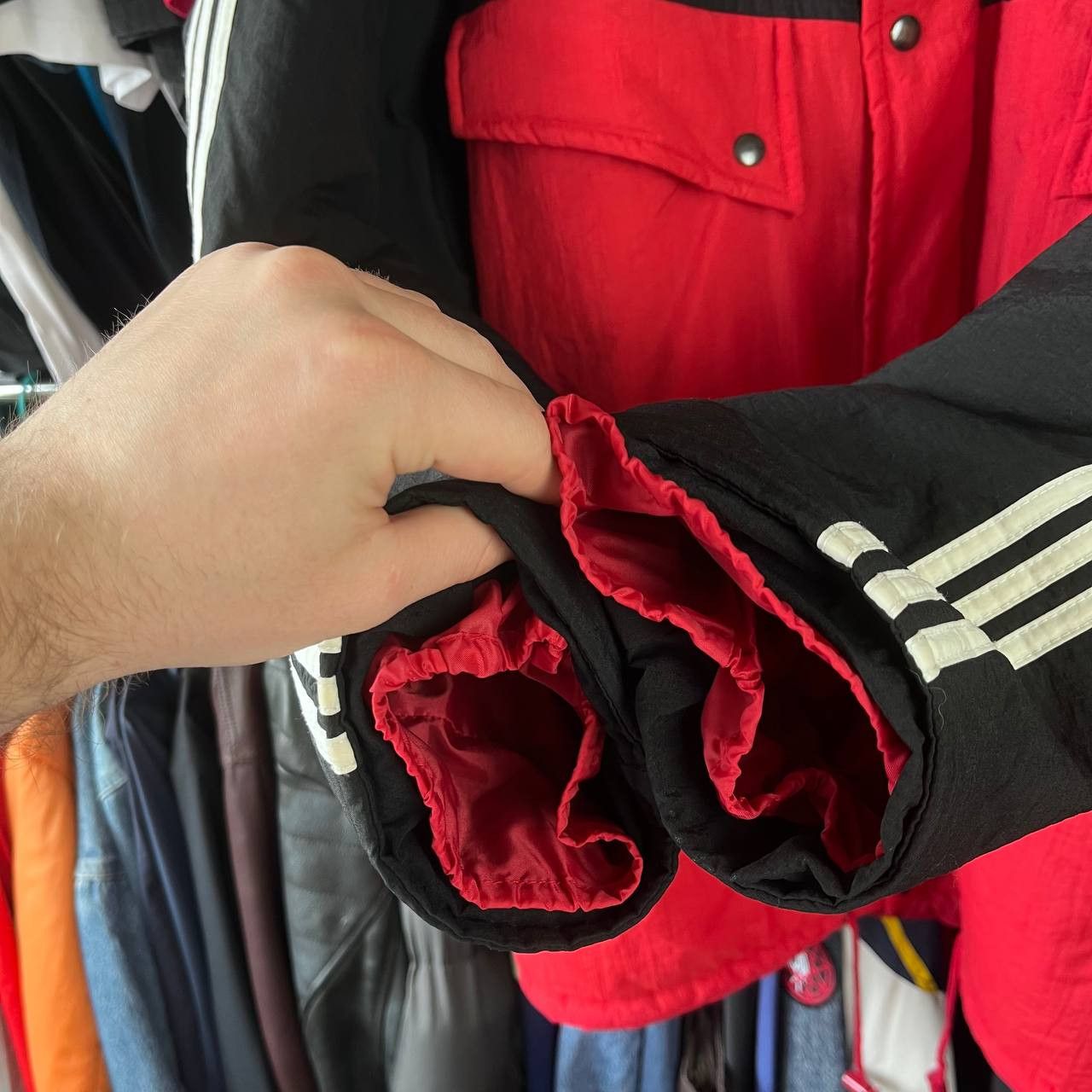 Adidas 80s Adidas Trefoil Football Soccer Training Jacket Parka Size US L / EU 52-54 / 3 - 15 Thumbnail