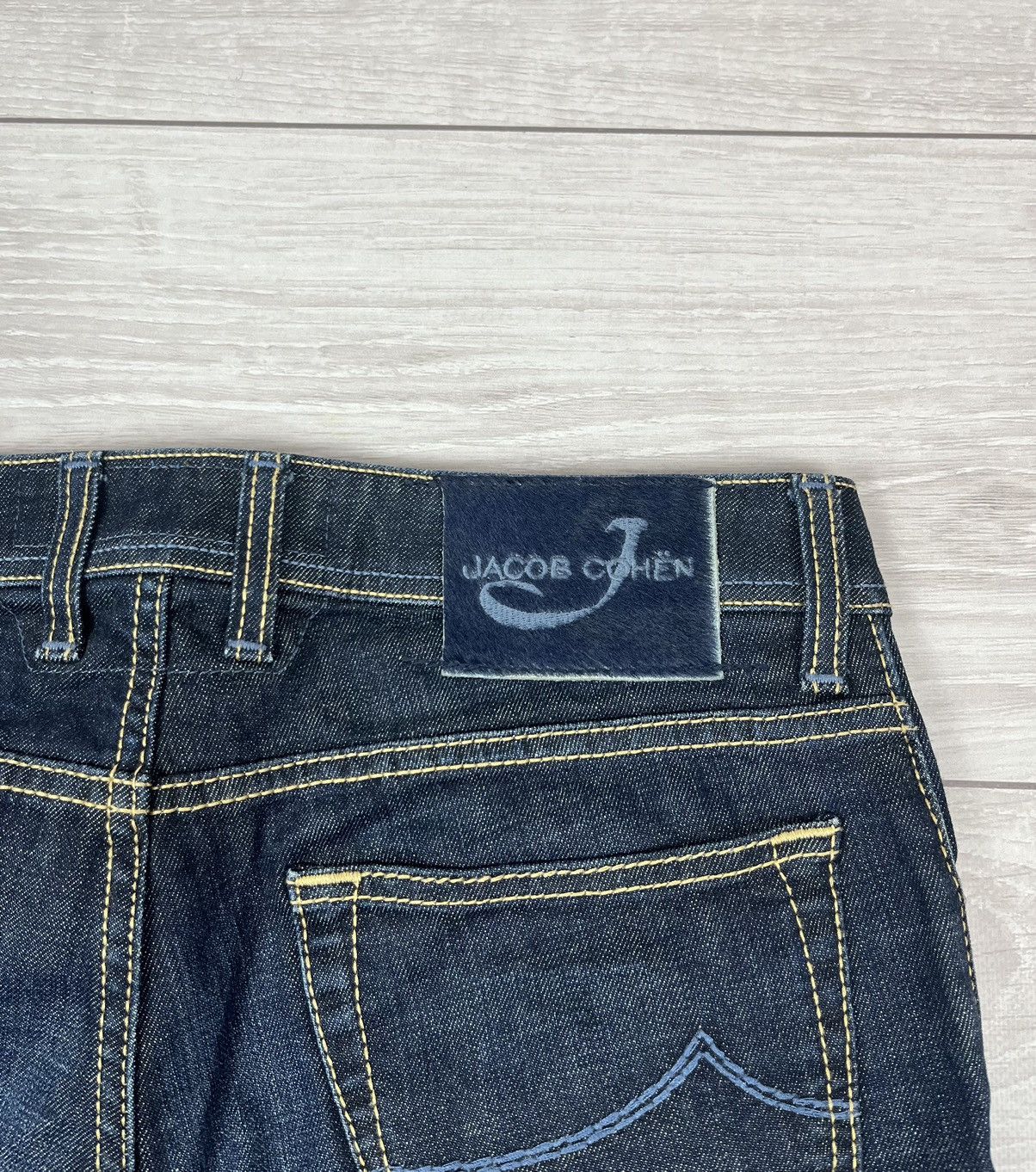 Jacob Cohen Jacob Cohen Luxury Handmade Blue Denim Shorts Size US 32 / EU 48 - 12 Thumbnail