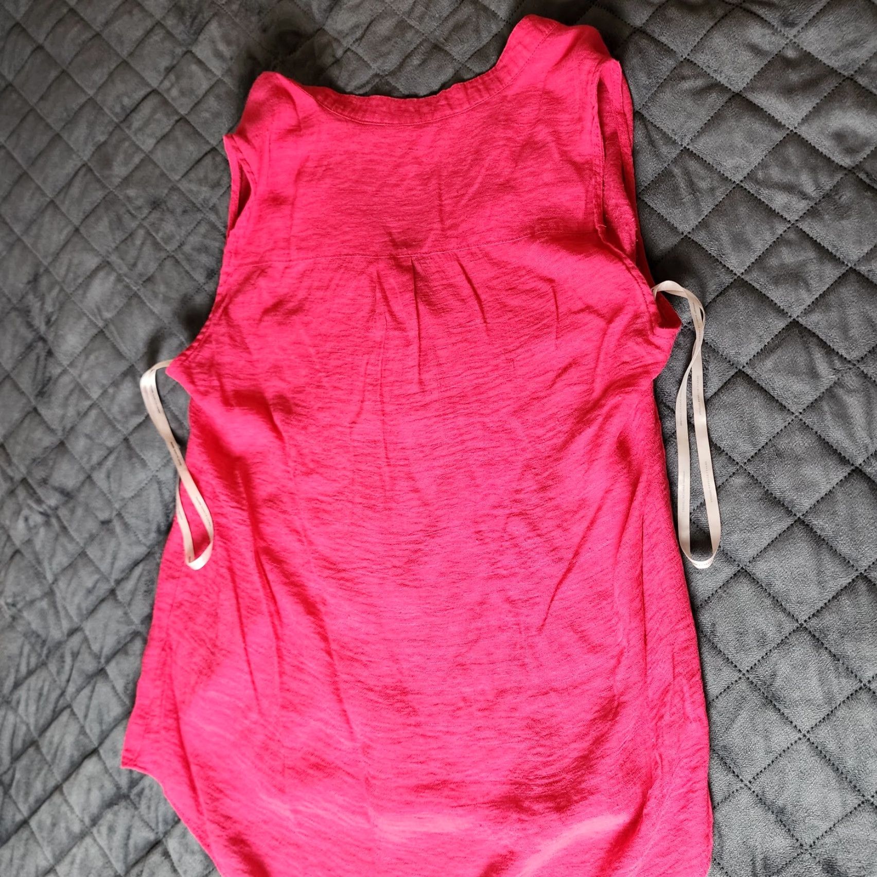 Nanette Lepore Nanette Lepore Womens Button-Up Shirt Sleeveless Top Pink M Size M / US 6-8 / IT 42-44 - 7 Thumbnail