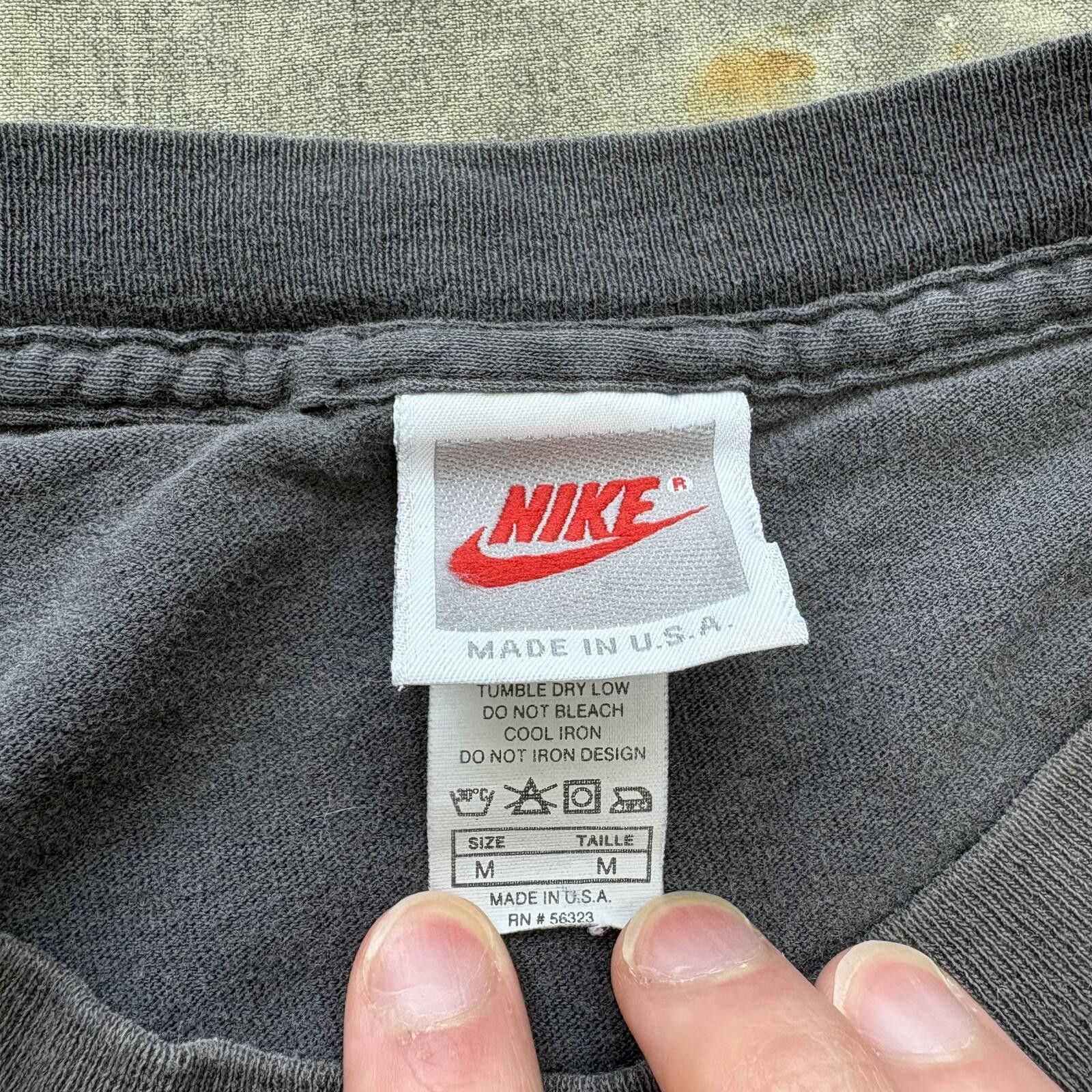 Nike Vintage 90s Faded Nike Just Do It Double Sided Sports Shirt Size US M / EU 48-50 / 2 - 3 Thumbnail