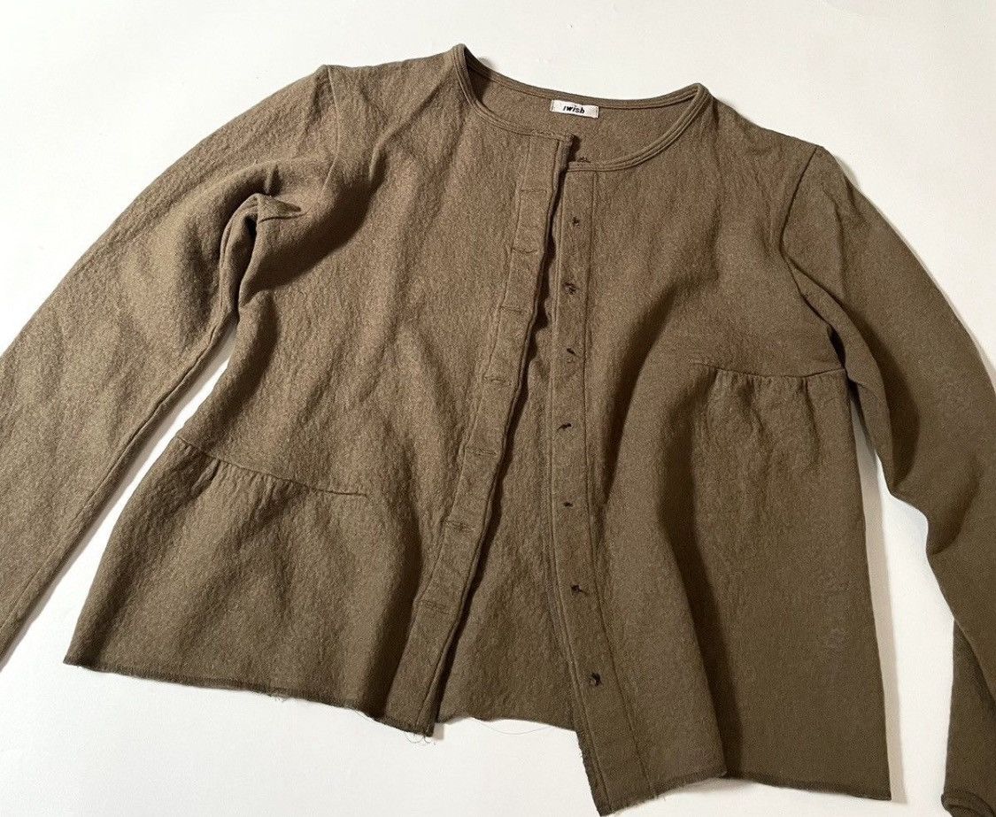 Yohji Yamamoto TAX FREE 🇺🇸 Vintage yohji yamamoto y’s i wish olive cardigan Size US S / EU 44-46 / 1 - 2 Thumbnail