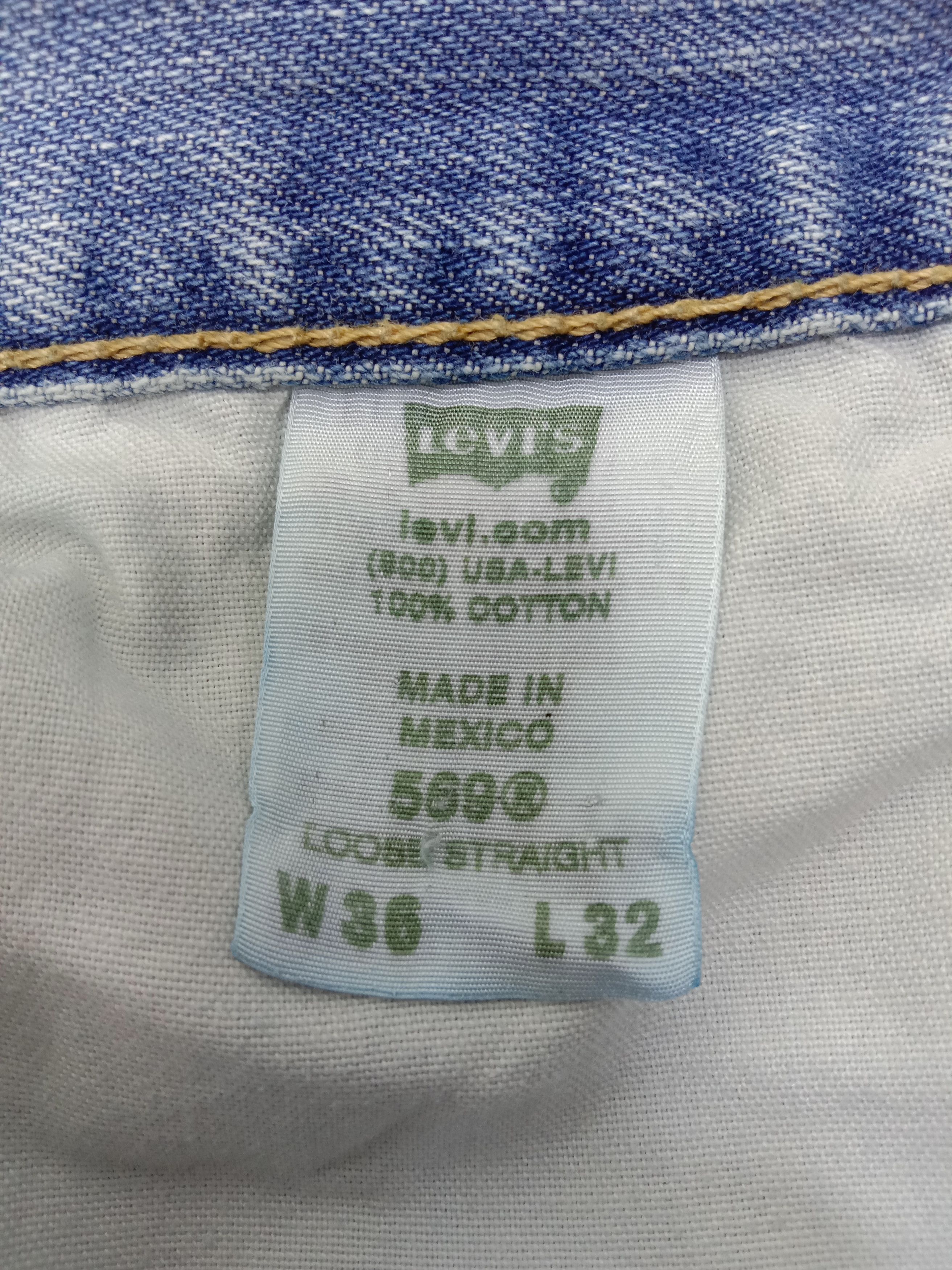 Levi's Vintage Levi's 569 Jeans Loose Straight Distressed Denim Size US 36 / EU 52 - 13 Thumbnail