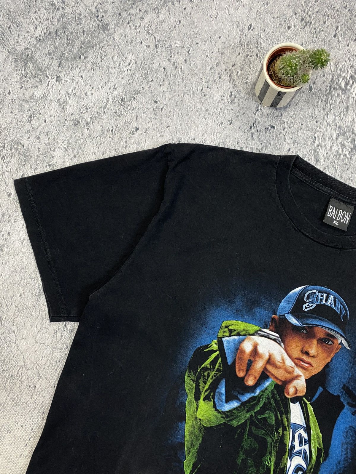 Eminem × Vintage Vintage Tee Eminem Bai bon Streetwear USA boxy Size US XL / EU 56 / 4 - 3 Thumbnail