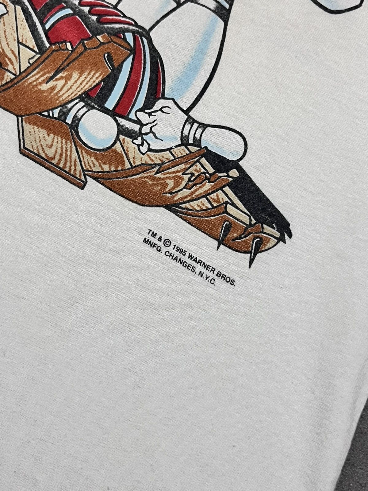 Warner Bros Vintage 1995 Looney Tunes Taz pro bowler rare t-shirt Size US S / EU 44-46 / 1 - 5 Thumbnail
