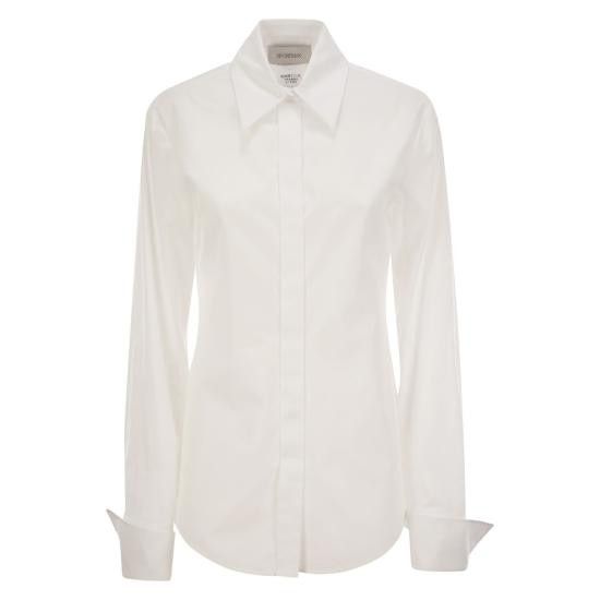 Sportmax SPORTMAX Women Shirts 2512191011600 WHITE Size M / US 6-8 / IT 42-44 - 1 Thumbnail