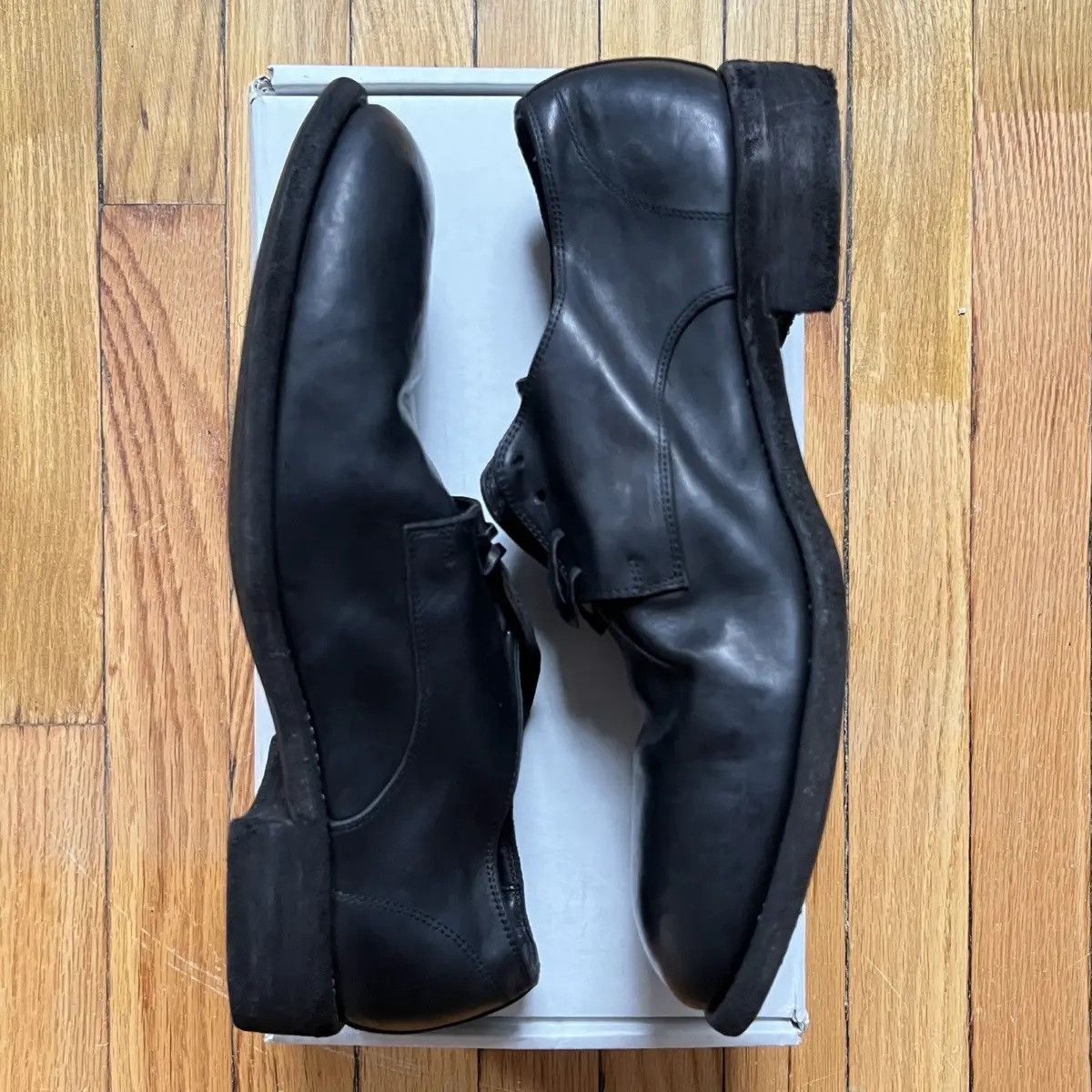 Guidi Guidi 992x Black Horse Full Grain Leather Derby Size US 12 / EU 45 - 5 Thumbnail