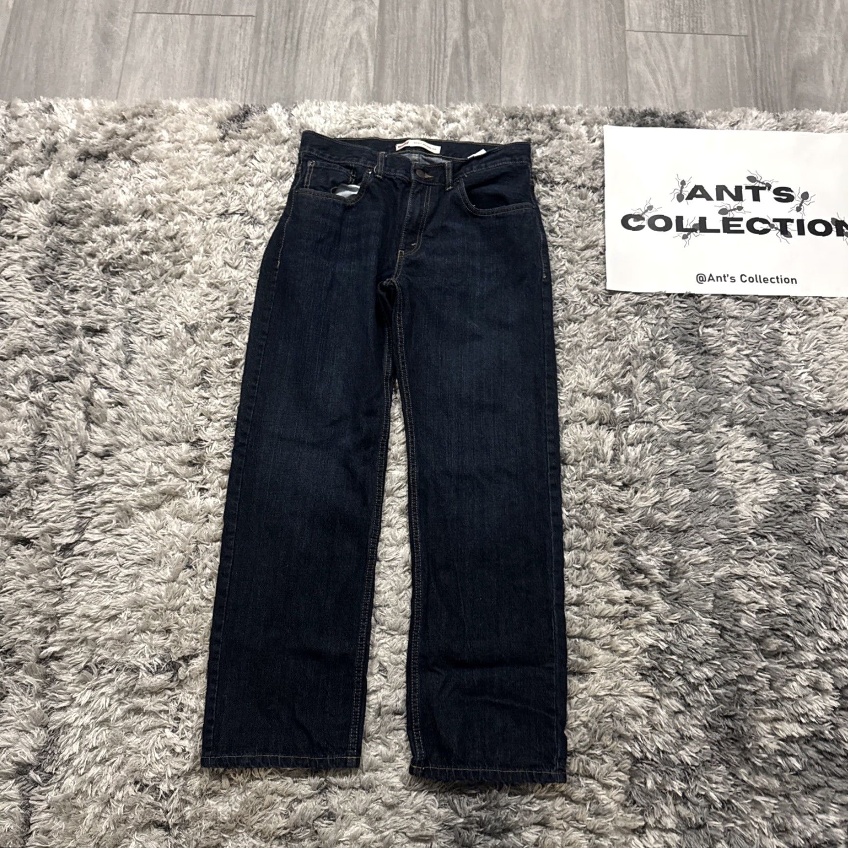 Levi's VINTAGE Levi's 505 Jeans Women Blue Denim Straight Casual Fit Size 20 30x30 Rare Men's? No, women. Size 30" / US 8 / IT 44 - 6 Thumbnail