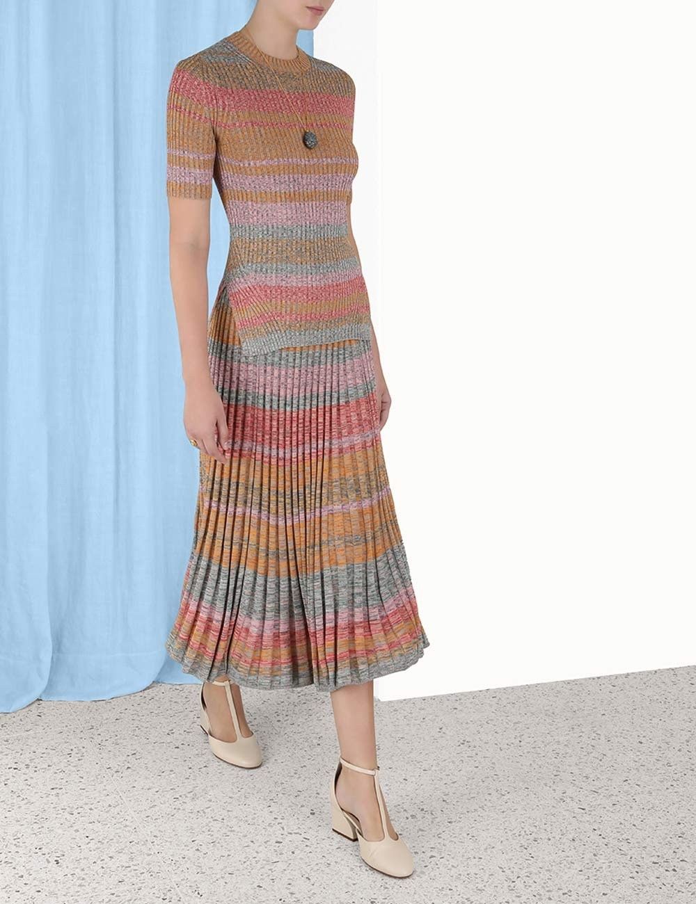 Zimmermann oc11z0425 Luminosity Mouline T-Shirt Dress in Multicolor Size S / US 4 / IT 40 - 3 Thumbnail
