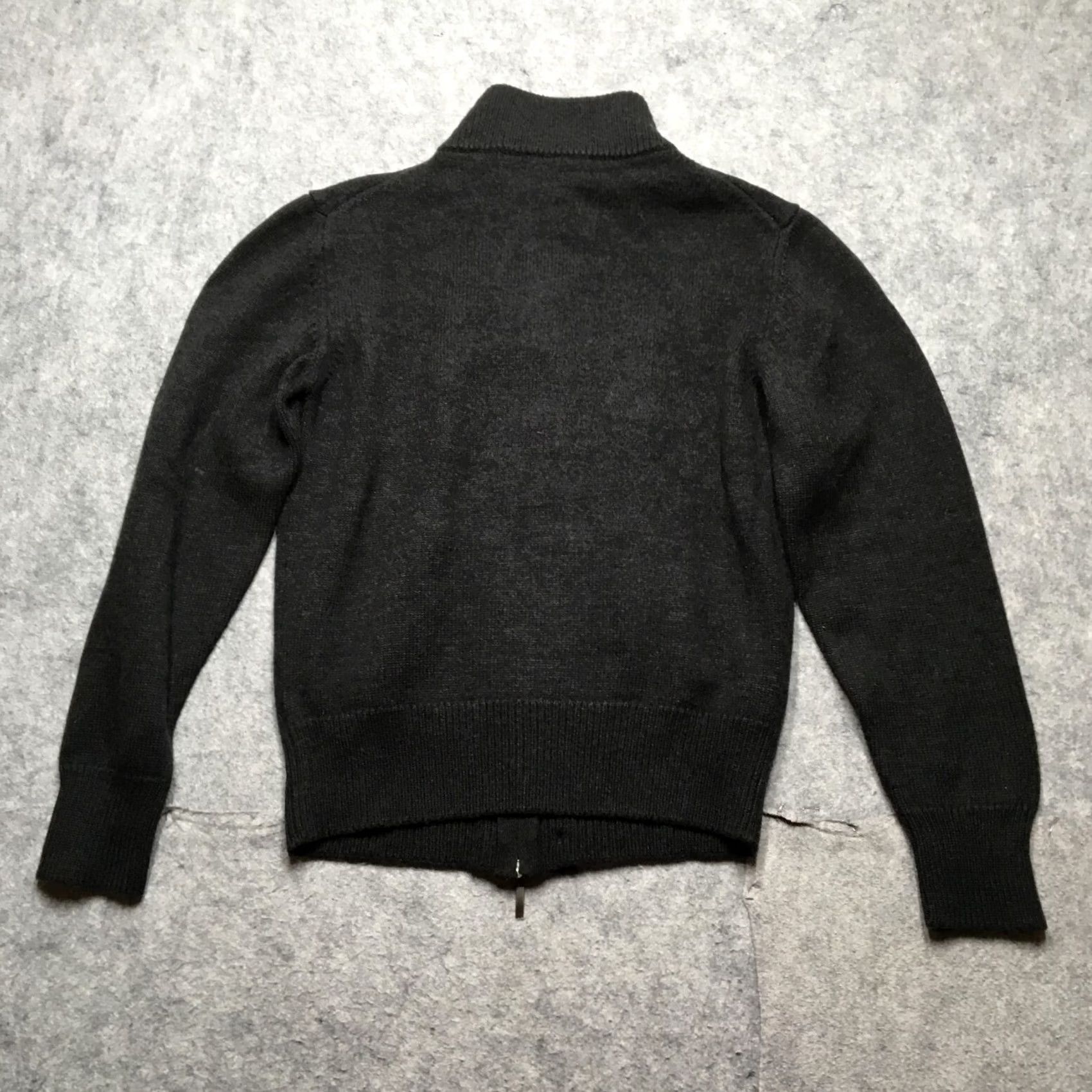 Psycho Bunny Psycho Bunny Merino Wool Cardigan Sweater Mens S Dark Gray Heavy Pockets Vintage Size US S / EU 44-46 / 1 - 6 Thumbnail