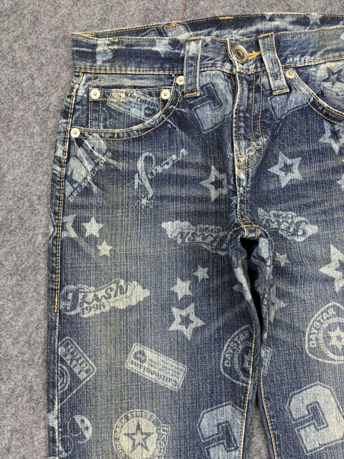 Japanese Brand CO&LU Japan Full Print Denim Hysteric Design Denim F749 Size US 30 / EU 46 - 6 Thumbnail