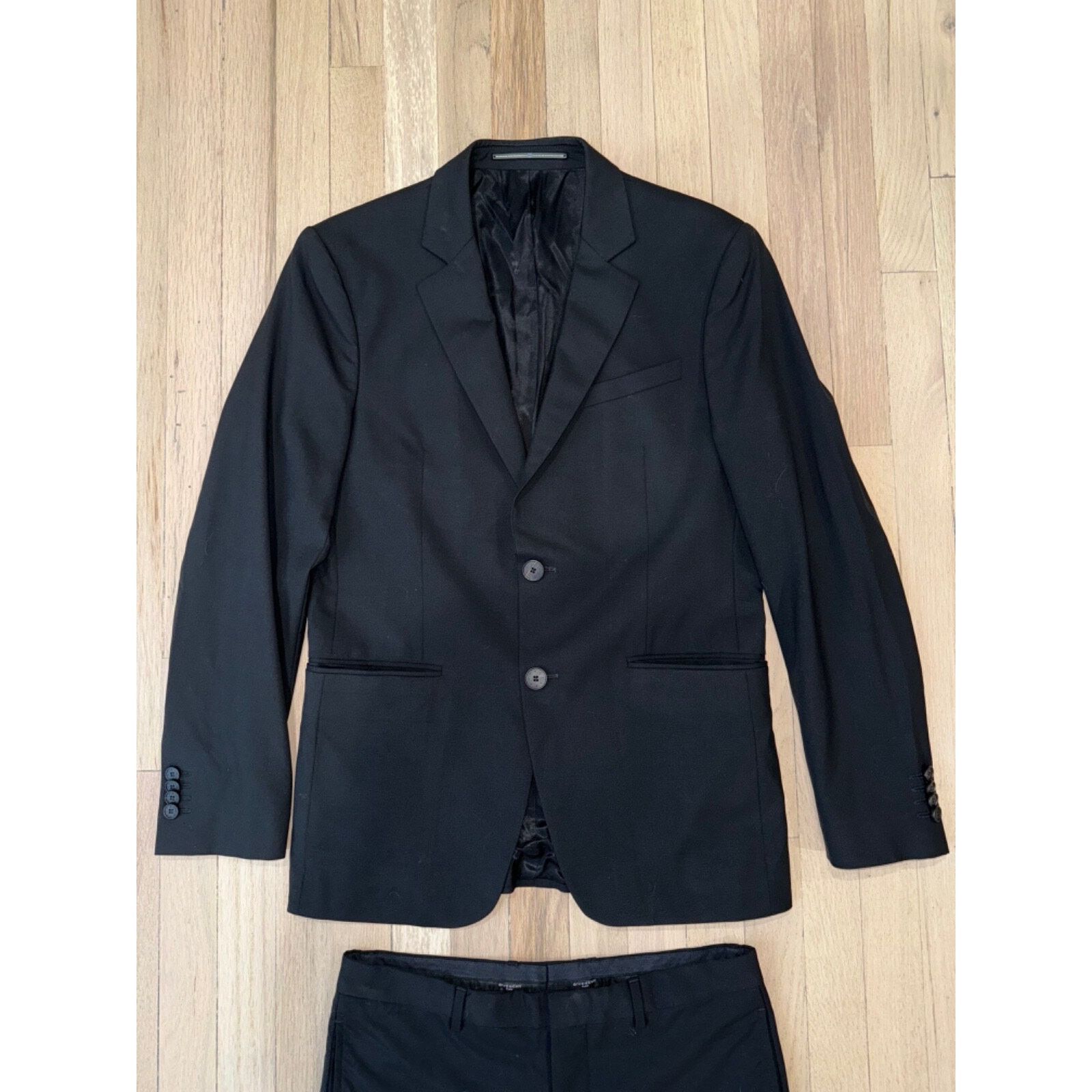Givenchy Givenchy Paris Mens Suit Tuxedo 2 Piece Slim Fit Set 48 Size ONE SIZE - 3 Thumbnail