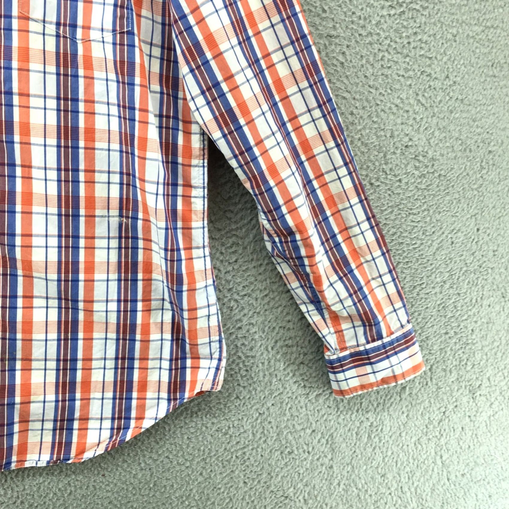 Banana Republic Banana Republic Button-Up Shirt Mens L Multicolor Cotton Plaid Slim Fit Pocket Shirt Mens L Multicolor Cotton Plaid Slim Fit Pocket Size US L / EU 52-54 / 3 - 3 Thumbnail