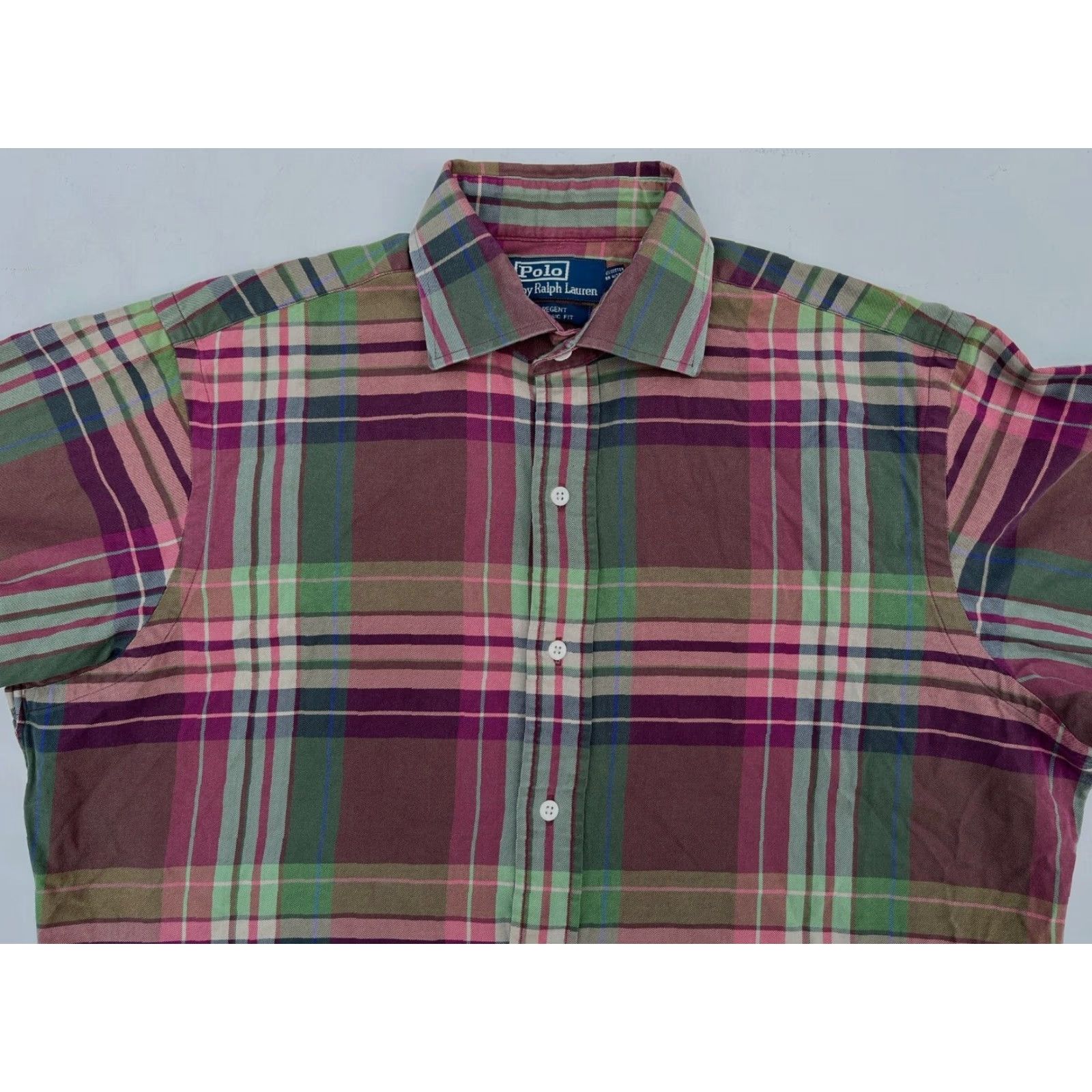Polo Ralph Lauren VINTAGE Polo Ralph Lauren Regent Button-Up Shirt Size US M / EU 48-50 / 2 - 3 Thumbnail