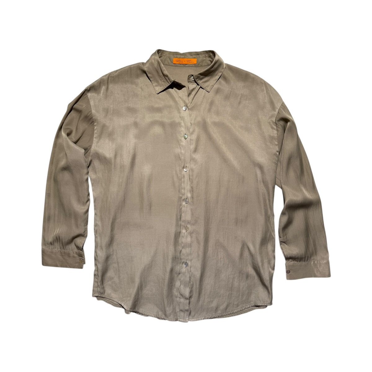 Japanese Brand silky buttoned down shirt Size US M / EU 48-50 / 2 - 1 Thumbnail