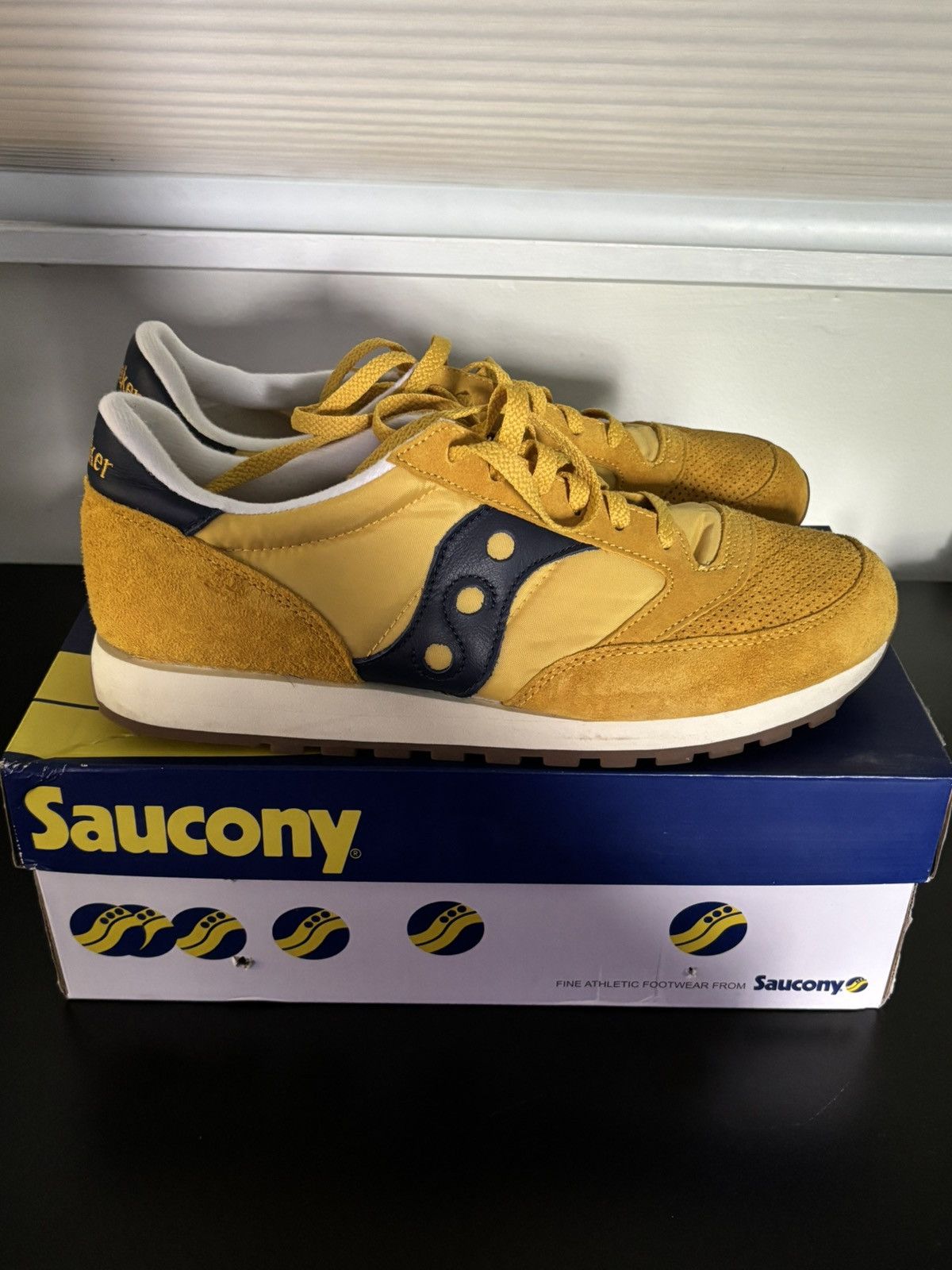 Saucony Saucony Jazz Original Vintage / Mustard Yellow / Size 11.5 M Size US 11.5 / EU 44-45 - 5 Thumbnail